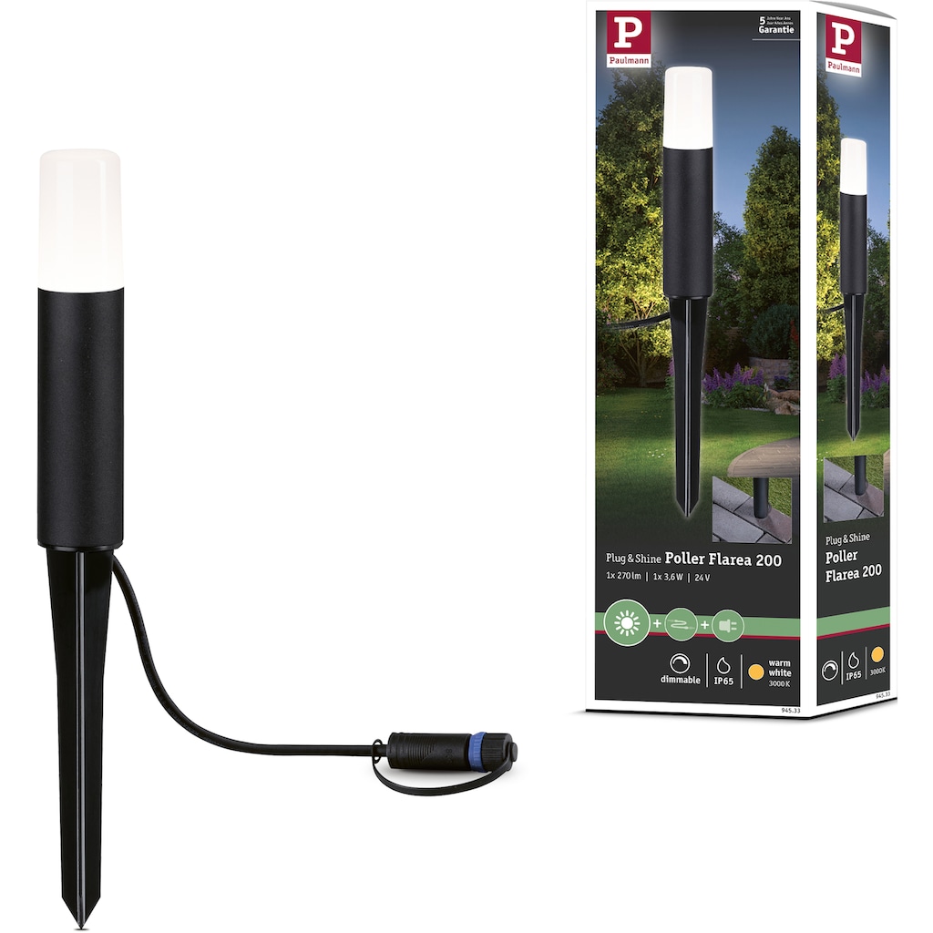 Paulmann LED Pollerleuchte »Flarea«, 1 flammig-flammig, LED-Modul