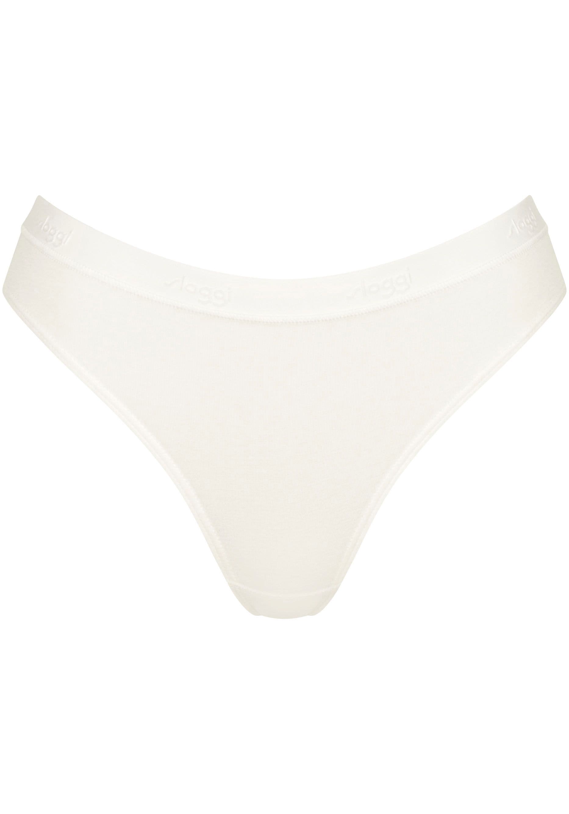 sloggi Slip »GO Casual High leg 2P«, (2er Pack), weiche und atmungsaktive Baumwollqualität