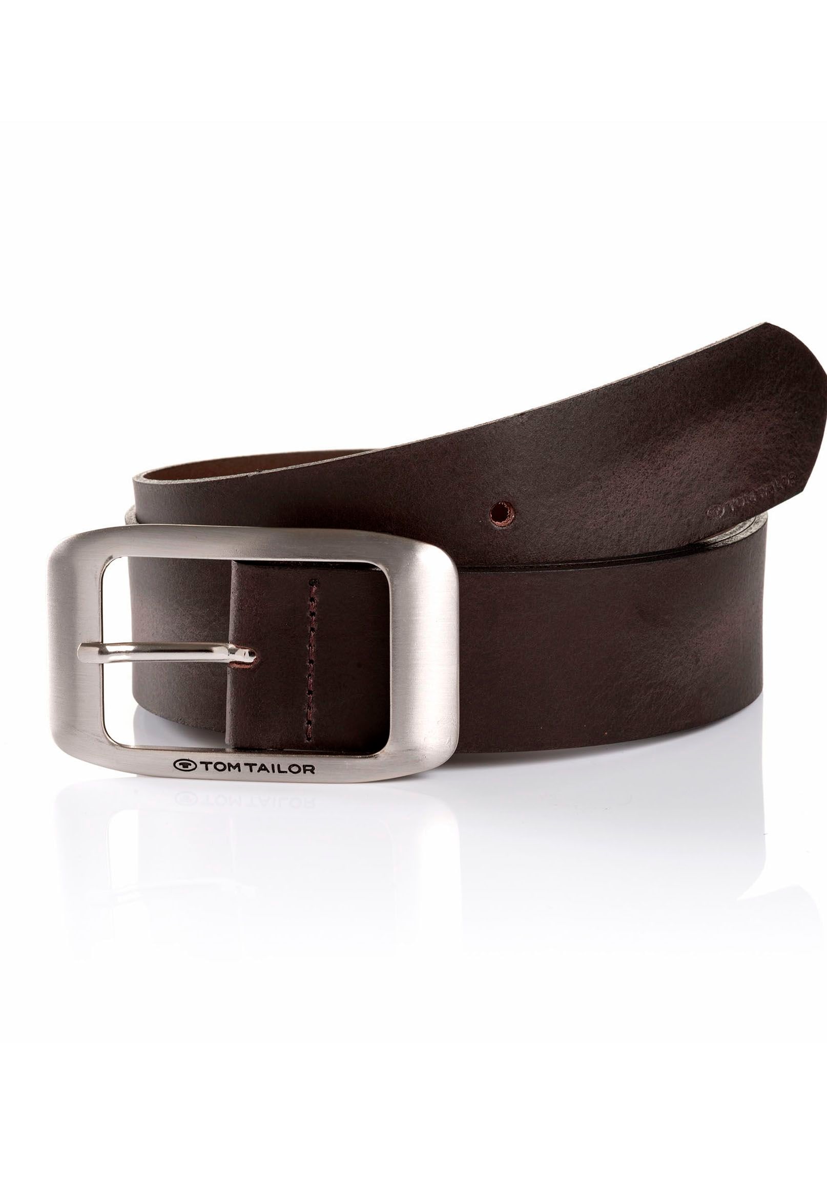 TOM TAILOR Ledergürtel »TTAMY« 1 Stk. 4 cm breiter Damengürtel, modisch vielseitig