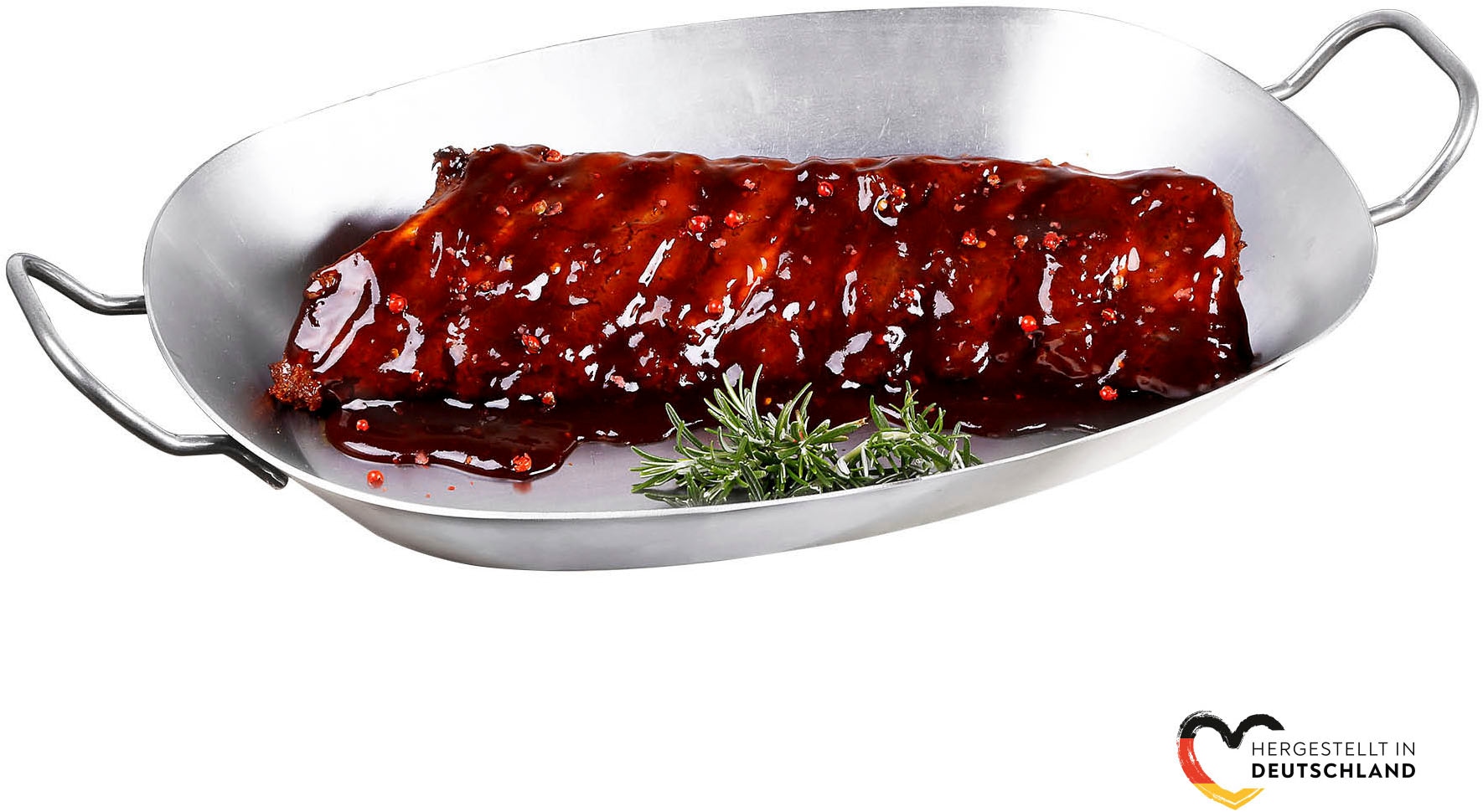 CHG Fischpfanne Eisen 1 Stk. tlg. oval, Induktion, Made in Germany günstig online kaufen