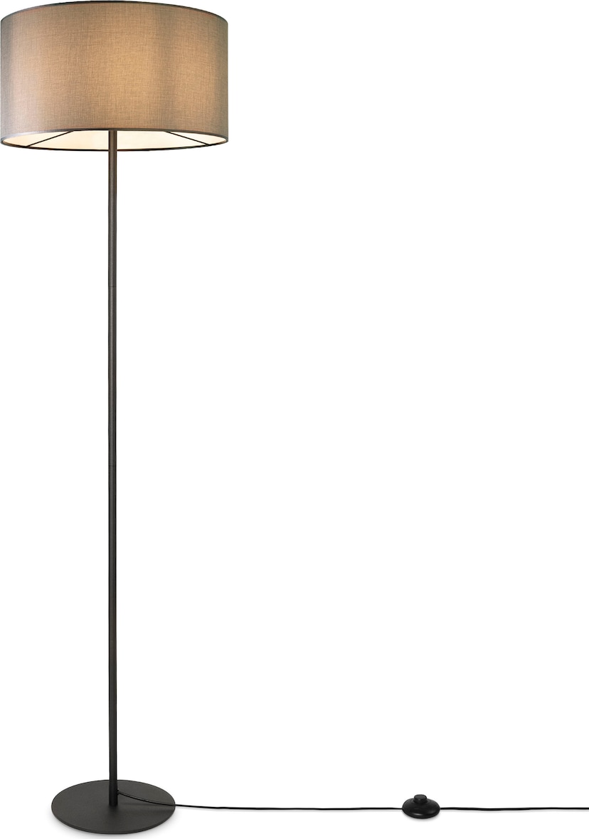 Paco Home Stehlampe »Trina Pillar«, Stehlampe Stativ Mit Stoffschirm  Wohnzimmerlampe Vintage Abstrakt online kaufen