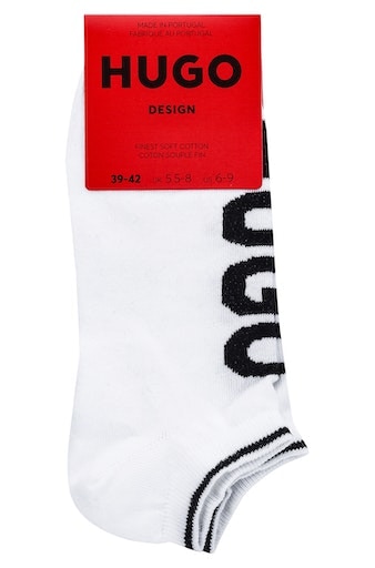 BOSS Businesssocken »2P AS Logo CC« Packung, 2er Pack, 2 Stk. tlg. mit großem HUGO Logo-Schriftzug