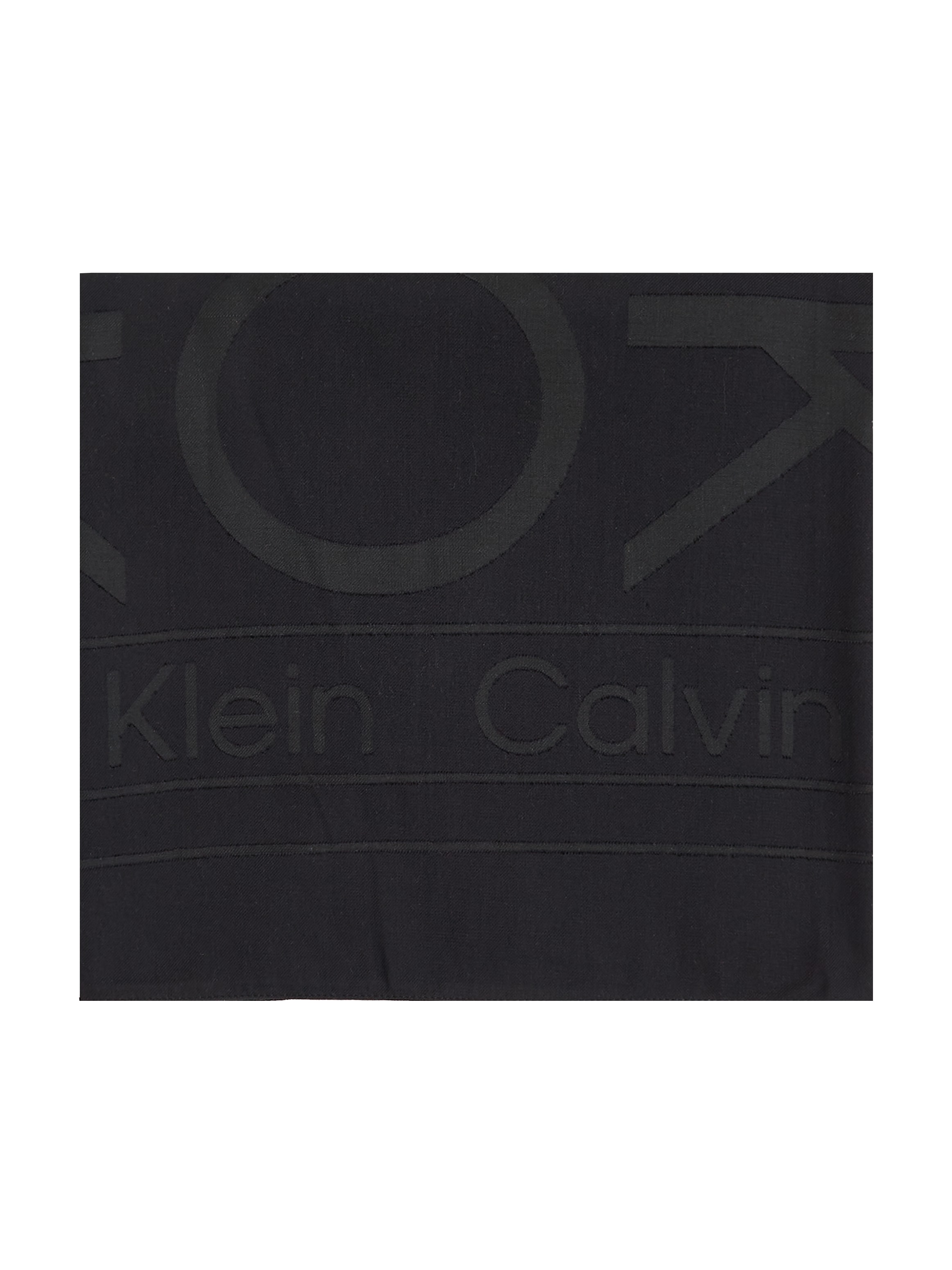 Calvin Klein Schal »BURNOUT LARGE MONOGRAM SCARF«, mit Burnout-Logomuster