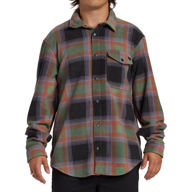 BILLABONG Arbeitsjacke »Furnace Flannel« Grey Violet L L Kollektion: Adventure Division