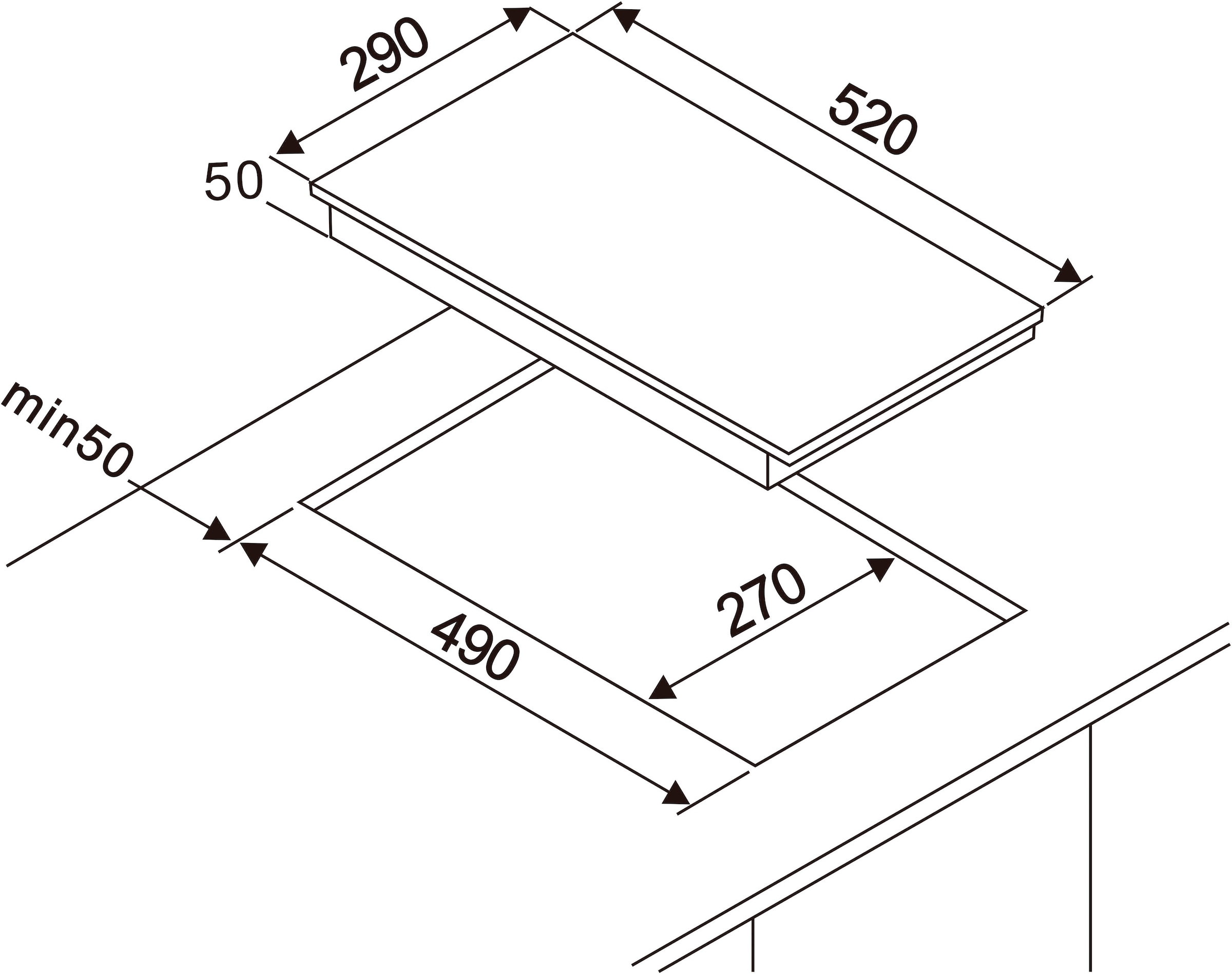 BASIC by Balculina Pantryküche »Torcello BxHxT 180x210x60 cm«, Breite 180cm, wahlweise mit E-Geräten, Softclose-Funktion