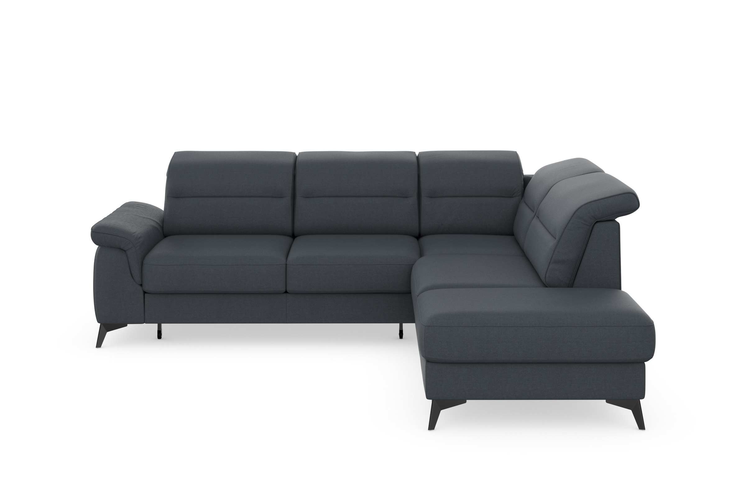 sit&more Ecksofa »Sinatra L-Form«, mit Ottomane, optional mit Kopfteilverstellung und Armteilfunktion