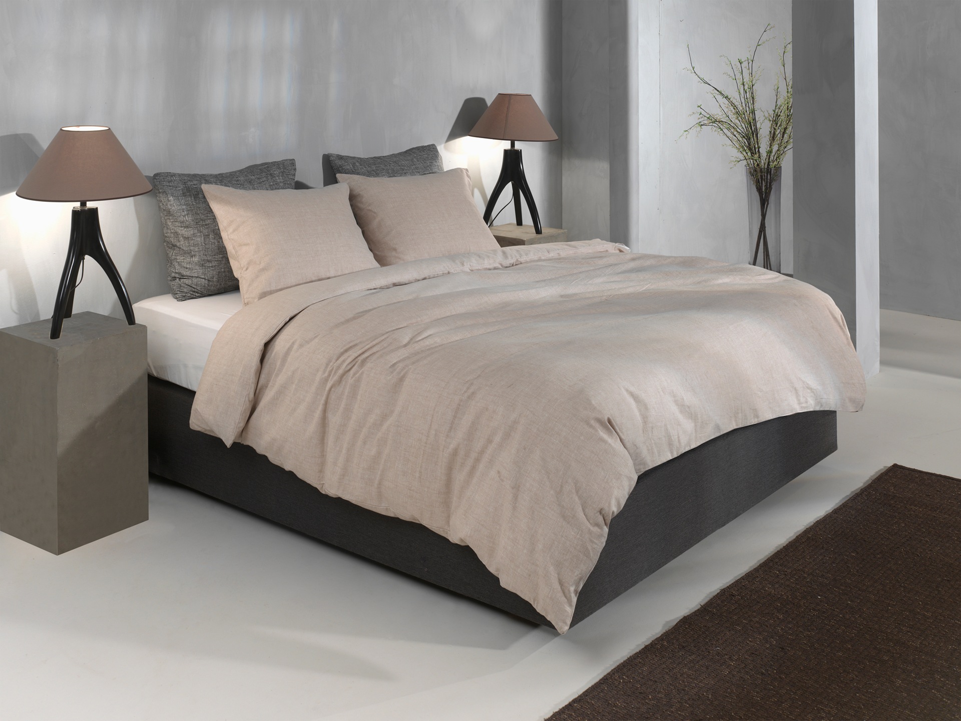 ZO HOME Bettwäsche »Zohome Bettwäsche Baumwolle Flanell Flanella-di-Lino« 2 Bettwäsche aus 100% Baumwolle, hochwertige Flanell, ab 135x200 cm.