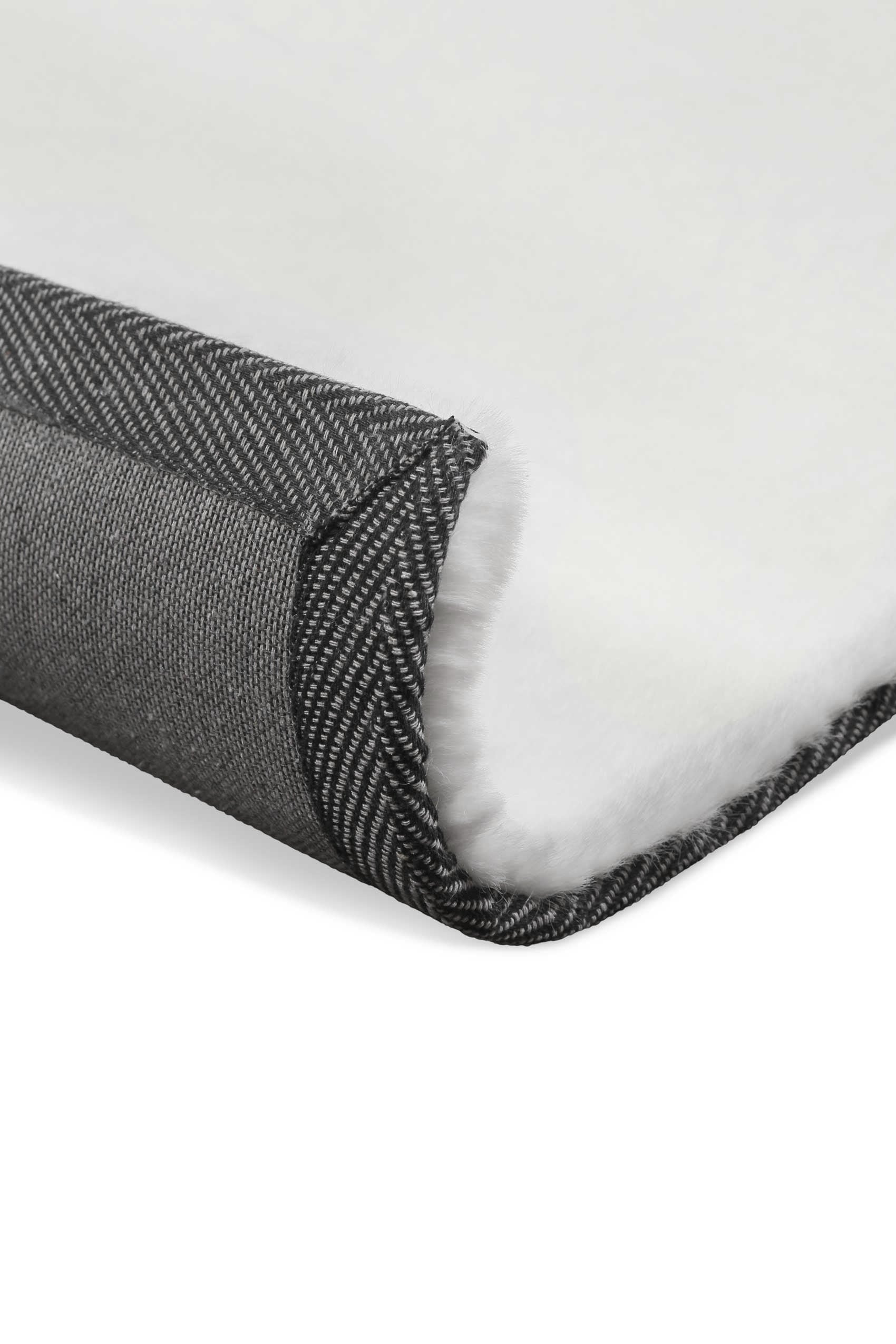 Wecon home Basics Teppich »Anna« rechteckig 25 mm Höhe Hochflorteppich, getuftet, modern, einfarbig, flauschig, Wohnzimmer