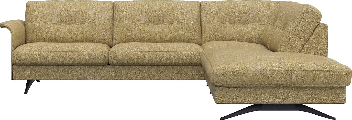 FLEXLUX Ecksofa »Glow bequem und komfortabel durch hochwertigen Sitzaufbau, günstig online kaufen