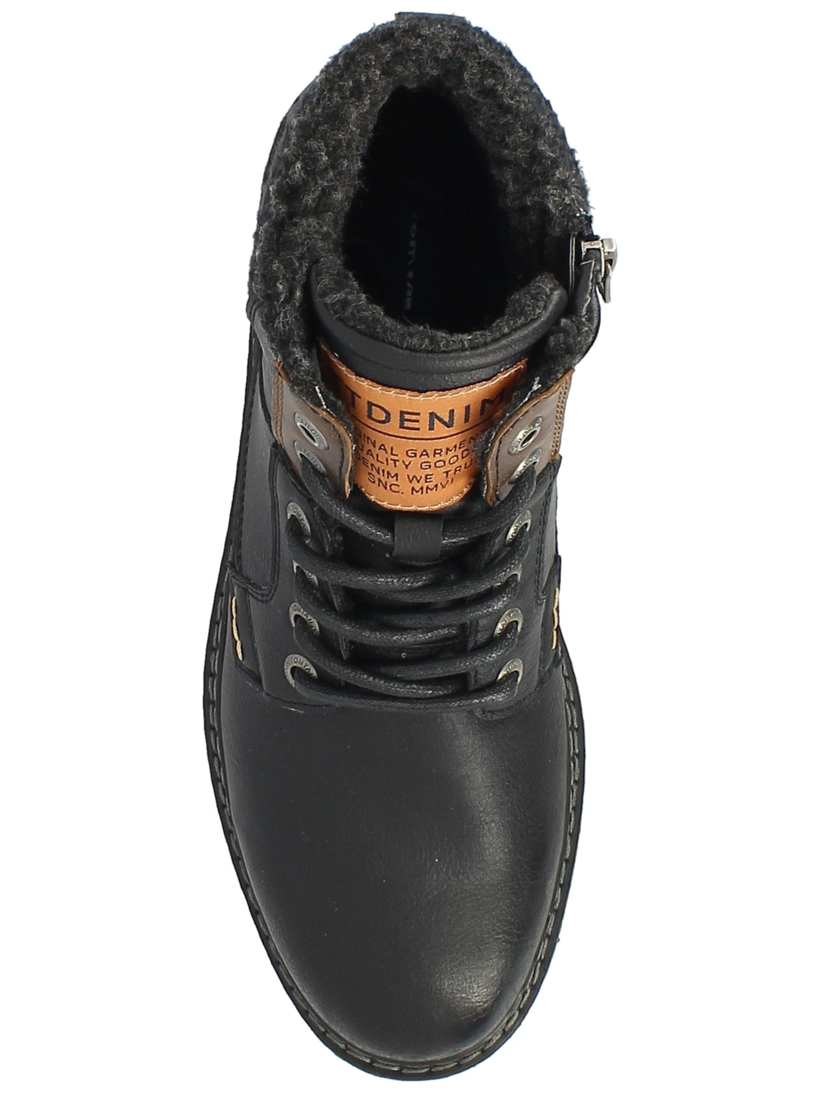 TOM TAILOR Schnürstiefelette »Tom Tailor Stiefelette Lederimitat/Textil«