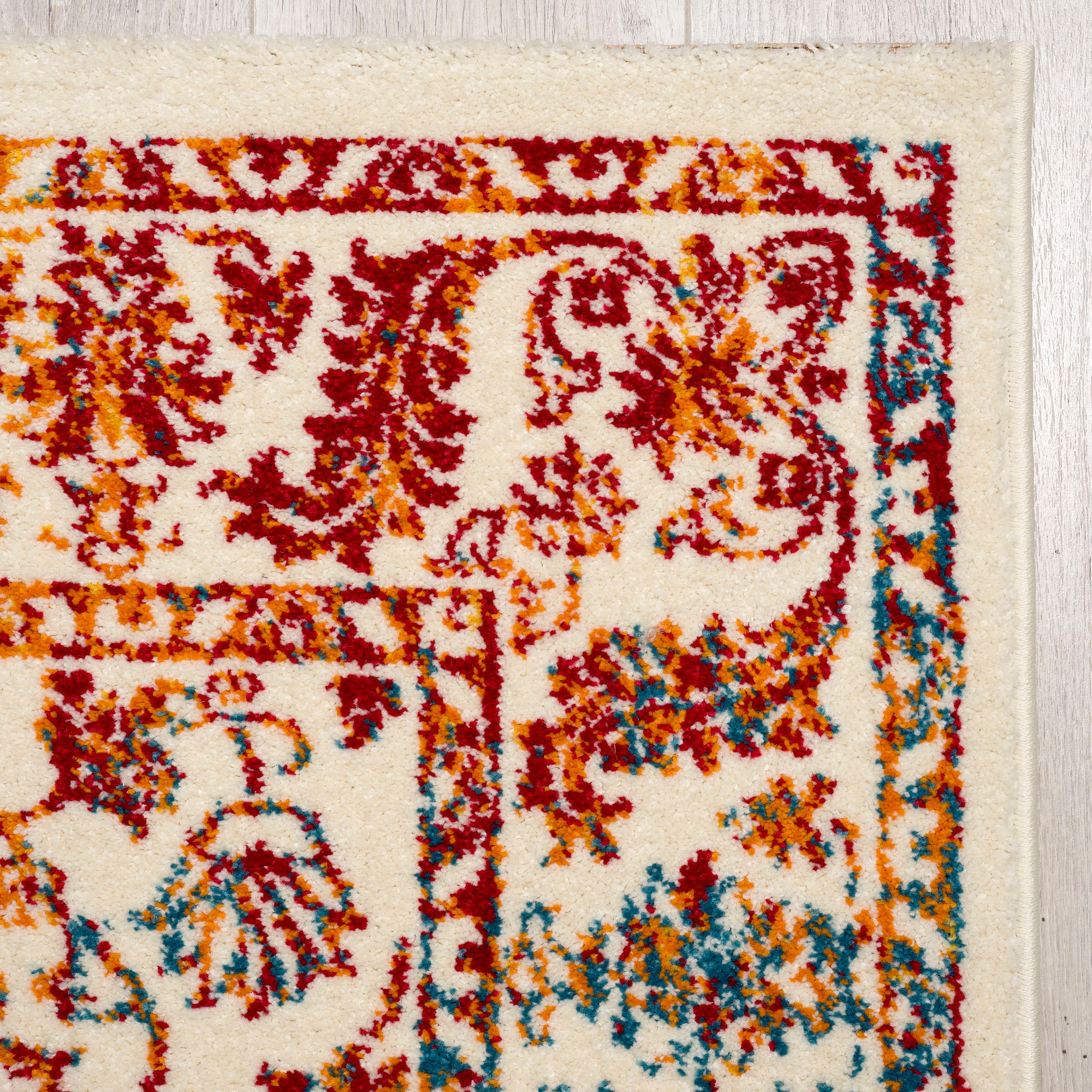 Sanat Teppich »Vintage 1606«, rechteckig, 13 mm Höhe, Wohnzimmer, Kurzflor, Vintage Look, Retro
