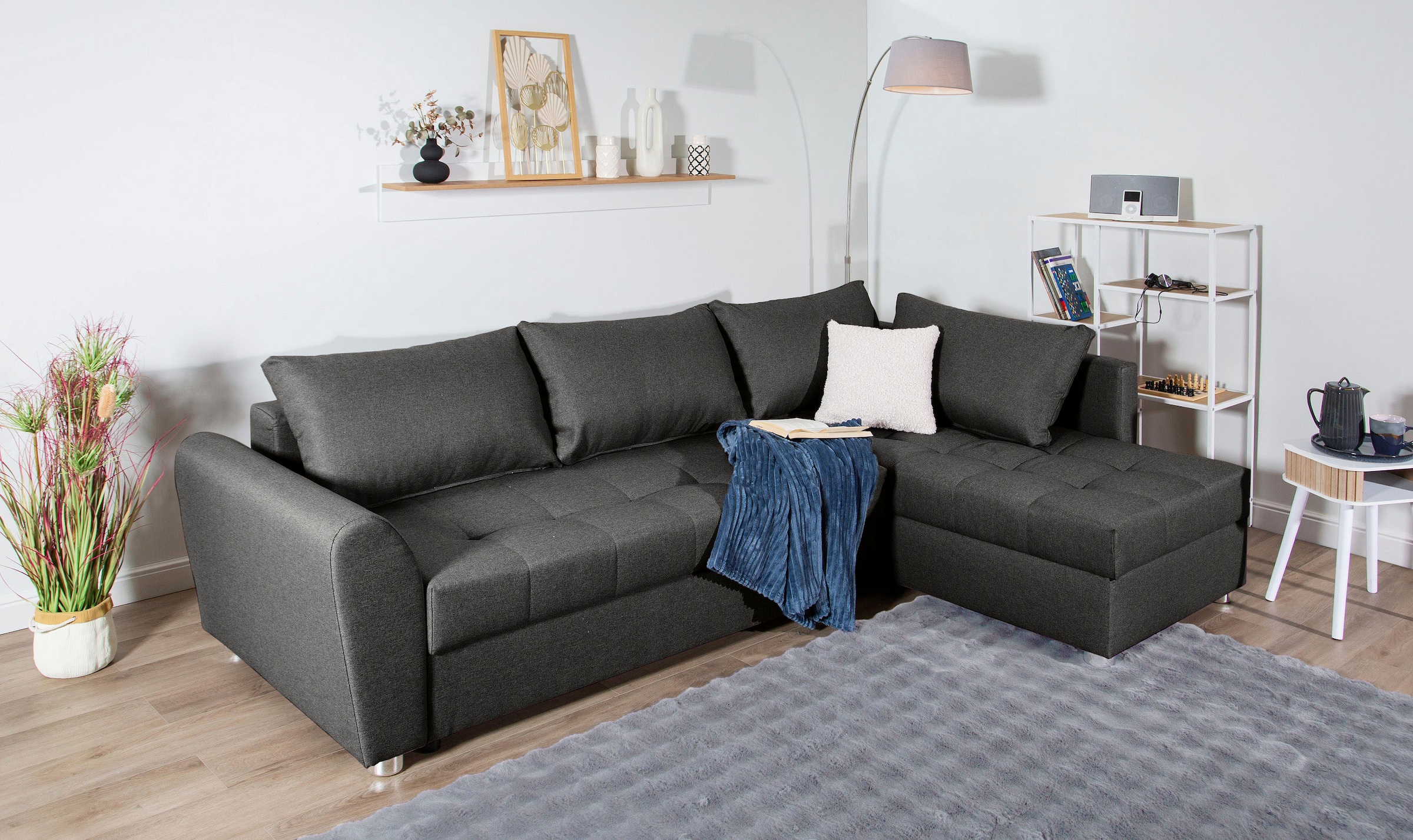 COLLECTION AB Ecksofa »JANA XL-Sofa L-Form« inkl. Bettfunktion, Bettkasten günstig online kaufen