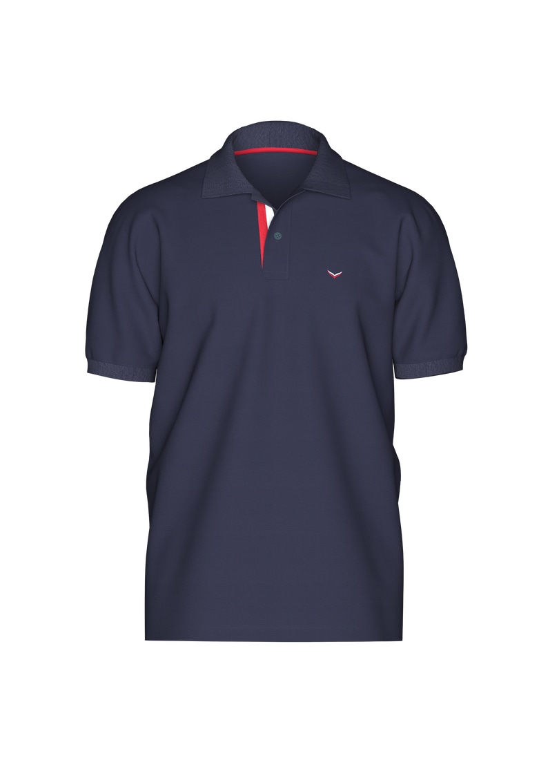 Trigema Poloshirt »TRIGEMA Poloshirt mit dreifarbiger Knopfleiste«, (1 tlg.)
