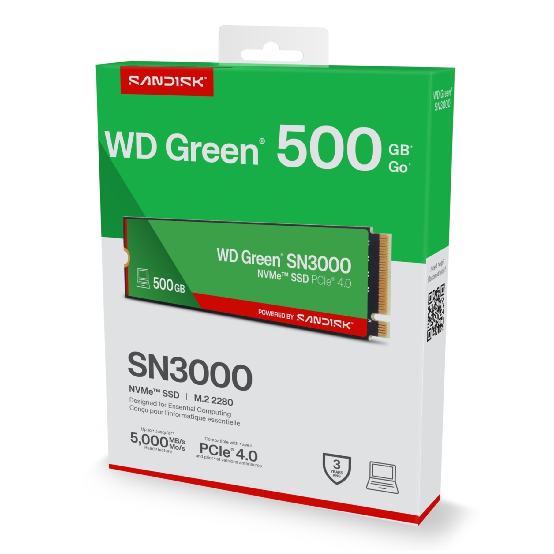 Sandisk interne SSD »WD Green SN3000 NVMe«
