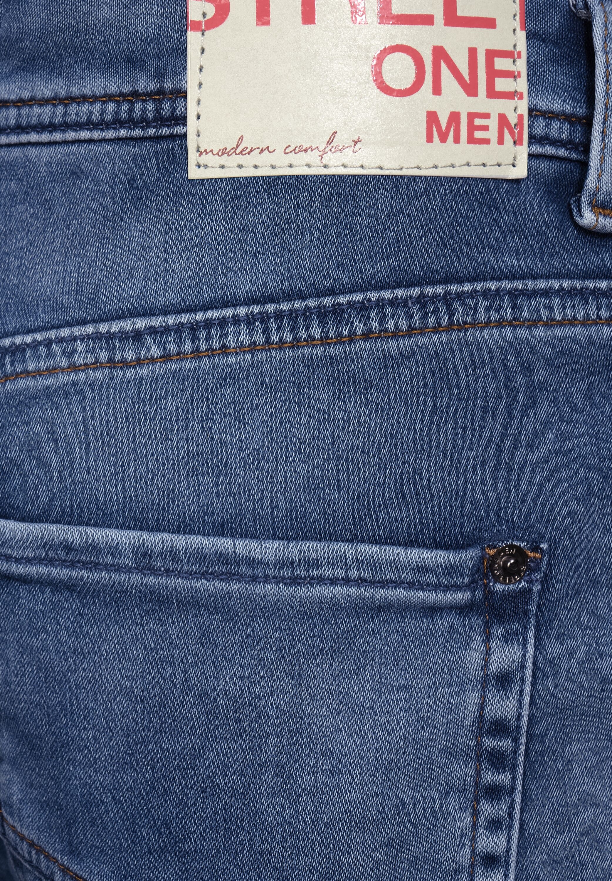 7. Bild von STREET ONE MEN Jeansshorts, 4-Pocket Style