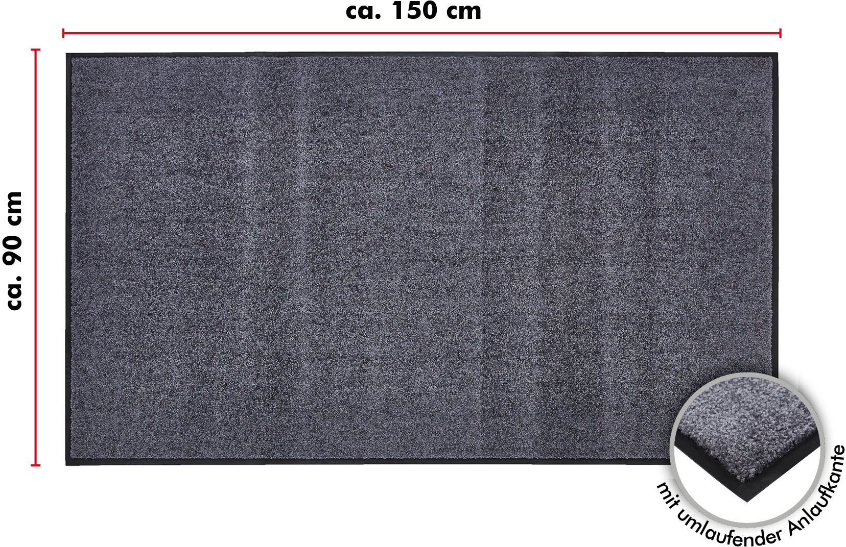 Andiamo Fußmatte »Super Wash & Clean, Made in Belgium«, rechteckig, 7 mm Hö günstig online kaufen