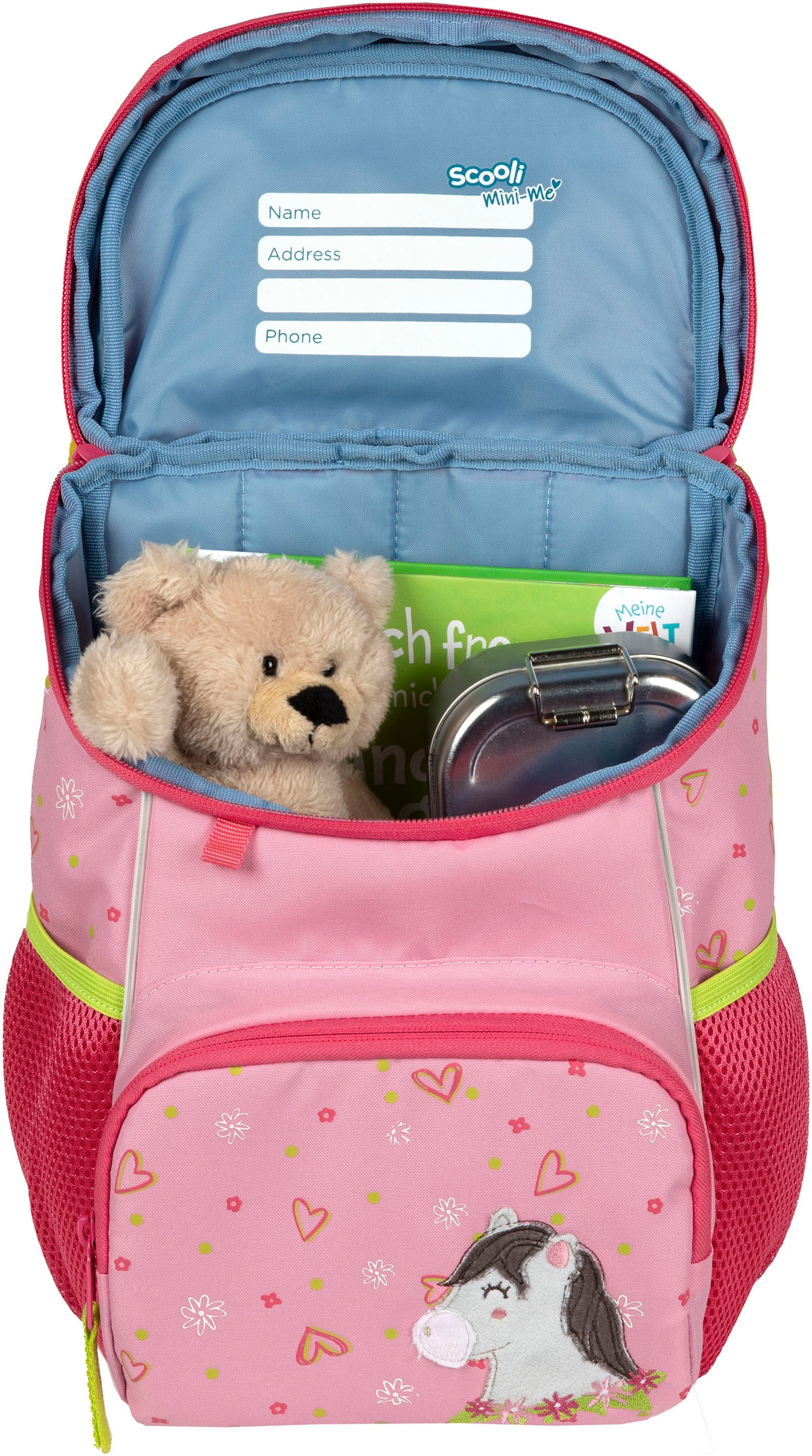 Scooli Kinderrucksack »Mini-Me, Polly Pony«, Reflektoren