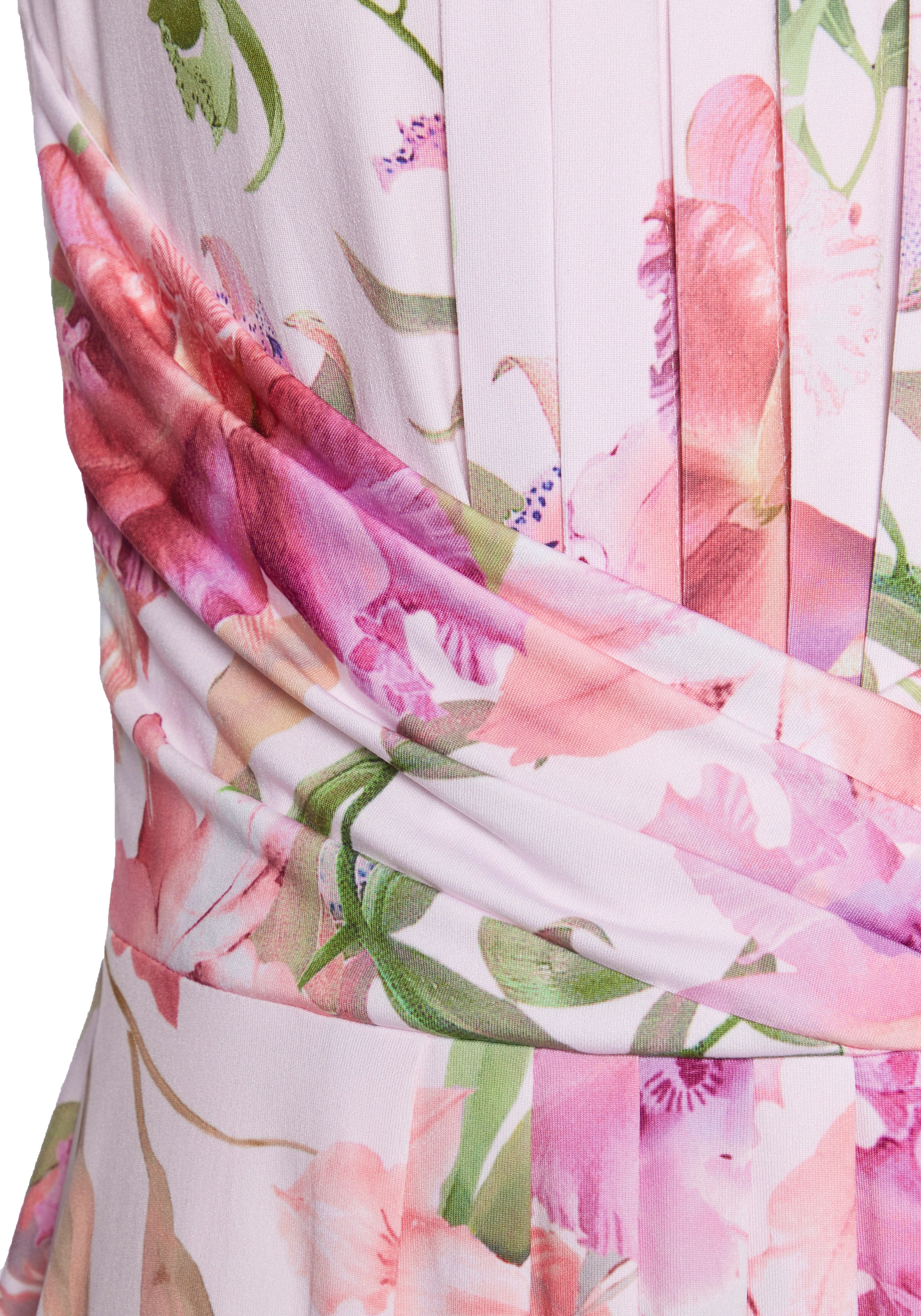 LASCANA Sommerkleid mit Blumendruck, festlich