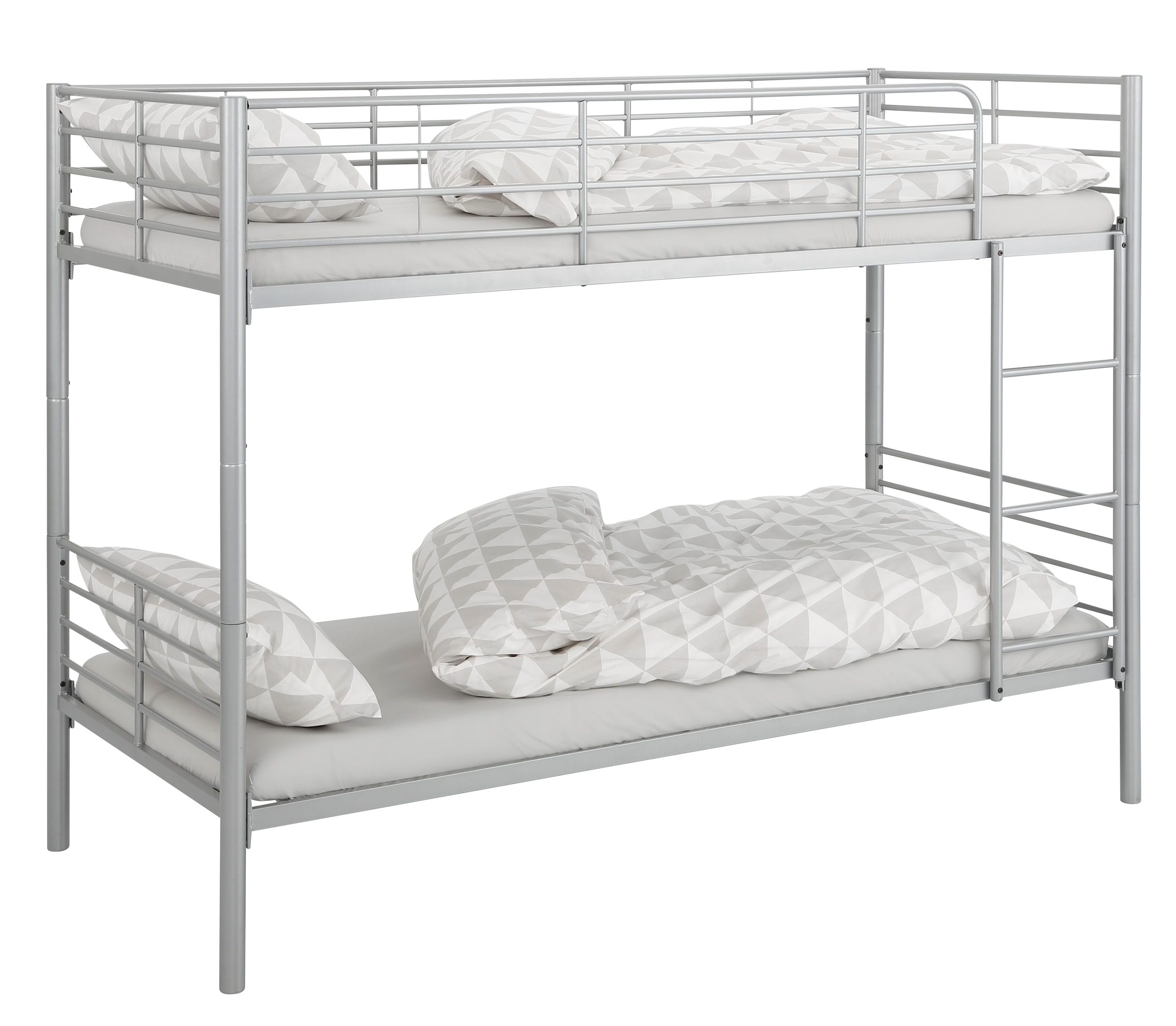 Lüttenhütt Etagenbett »Hayo, Belastbarkeit 250 KG! Metallbett, Stockbett«, (teilbar in 2 Einzelbetten), perfekt für kleine Räume, mehrere Farben, (B/T/H) ca. 208/97/160 cm