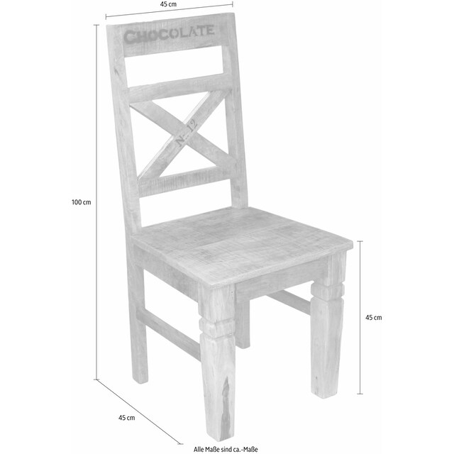 SIT 4-Fußstuhl »Rustic«, (Set), 2 St. online kaufen