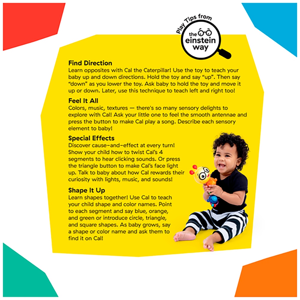 Baby Einstein Greifspielzeug »Sensorik-Spielzeug Twist-a-Pal Cal« mit Sound