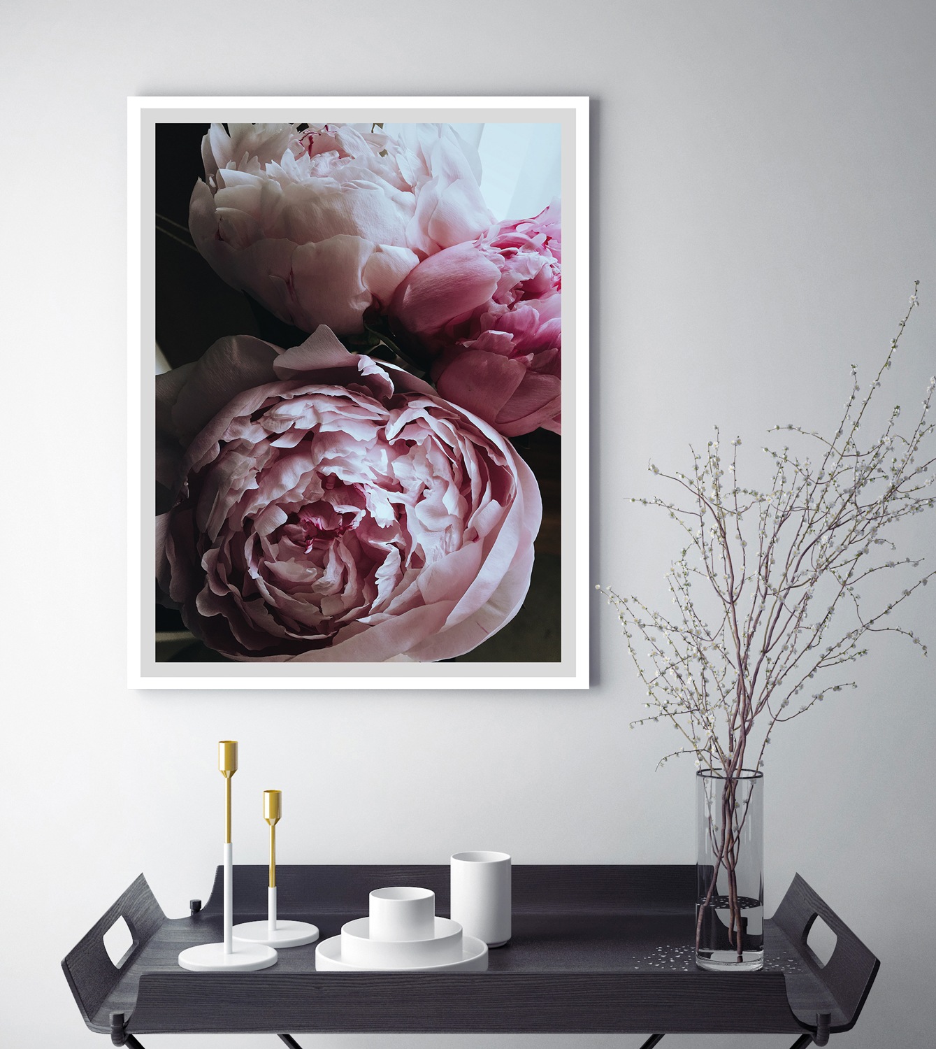 queence Bild »Ursula« Blumenbilder   Blätter   Foto   Kunst günstig online kaufen