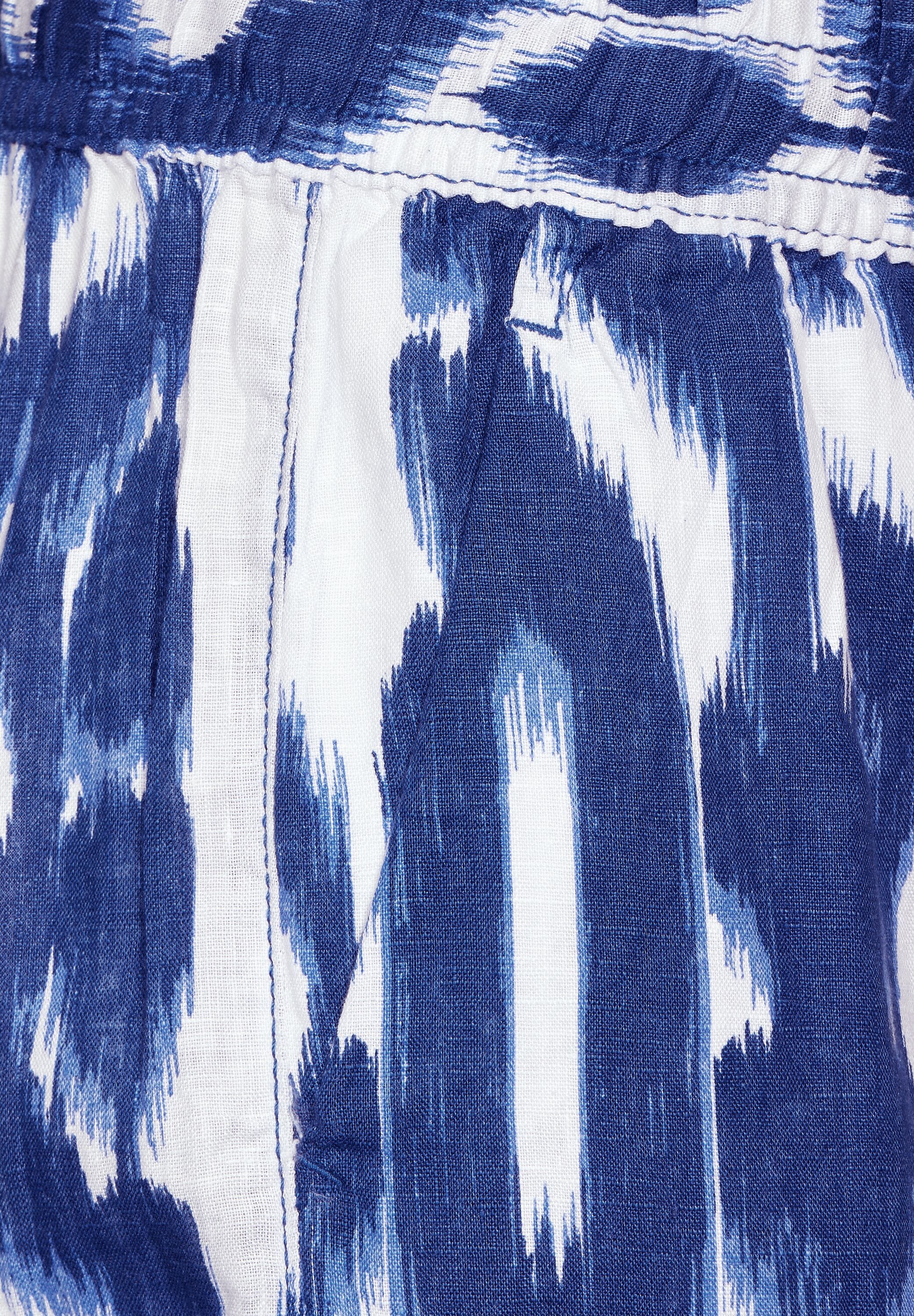 STREET ONE Leinenhose, mit All-Over Print