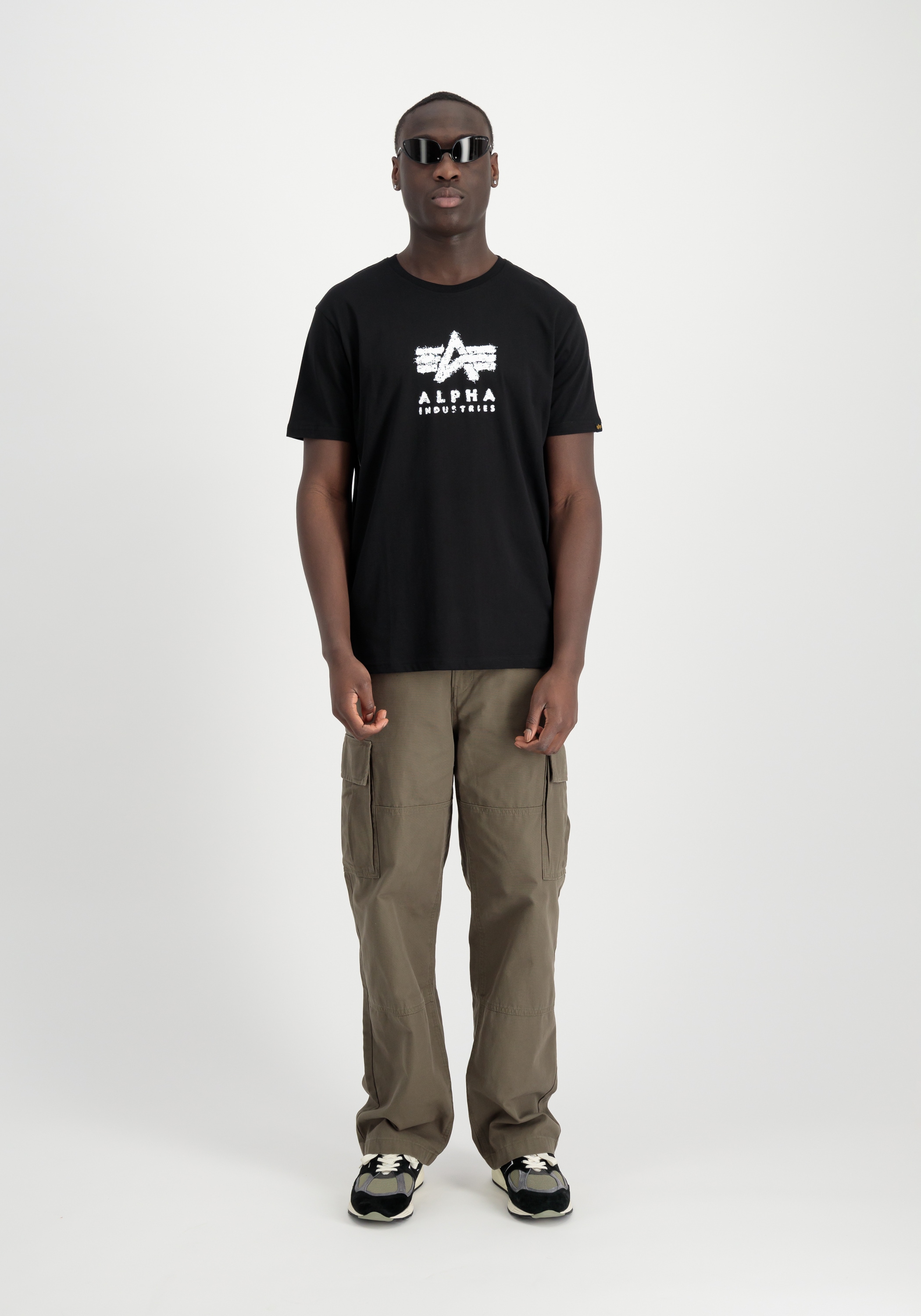 Alpha Industries T-Shirt »Alpha Industries Men - T-Shirts Grunge Logo T-Shirt«