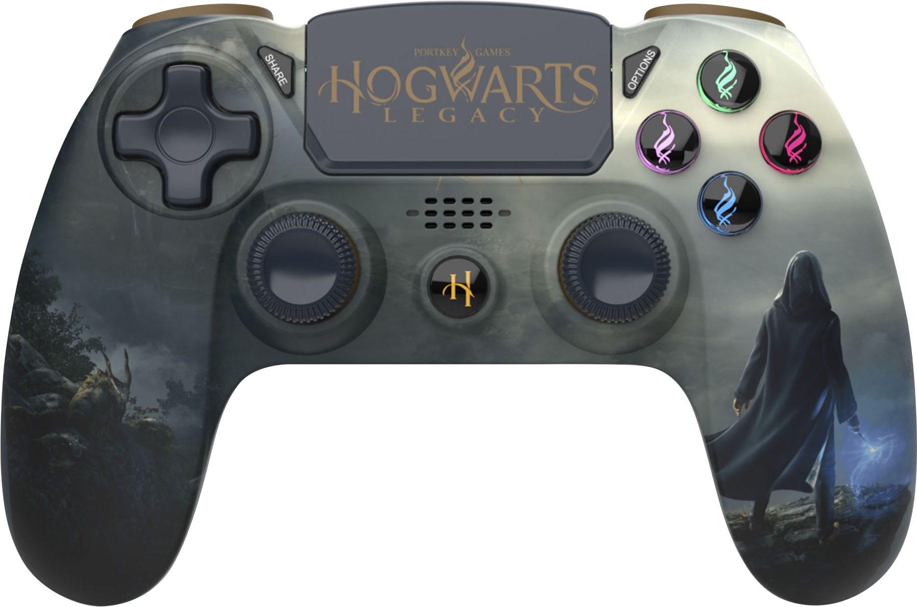 Freaks and Geeks PlayStation 4-Controller »Hogwarts Legacy Wireless Landscape Controller«