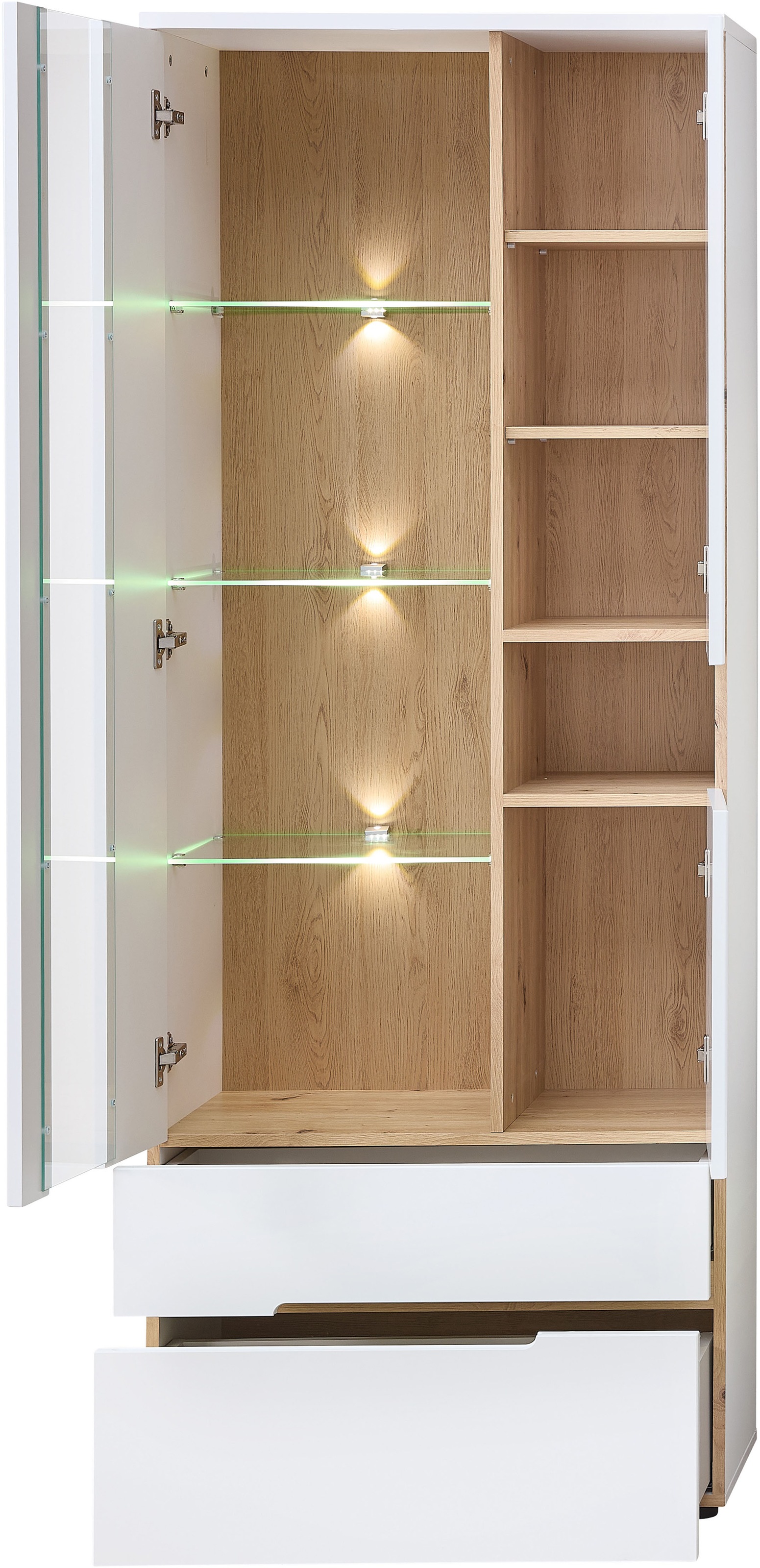 Innostyle Vitrine »Memphis Vitrine, 110x40x65cm (B/H/T)«, (1 St.) günstig online kaufen