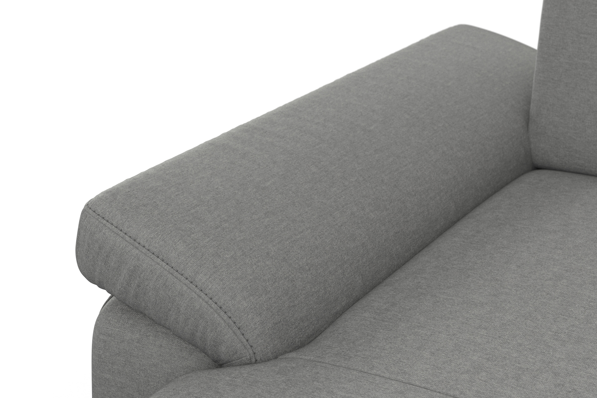 sit&more Ecksofa »Padua L-Form«, inklusive Sitztiefenverstellung, Armteilfunktion und Federkern