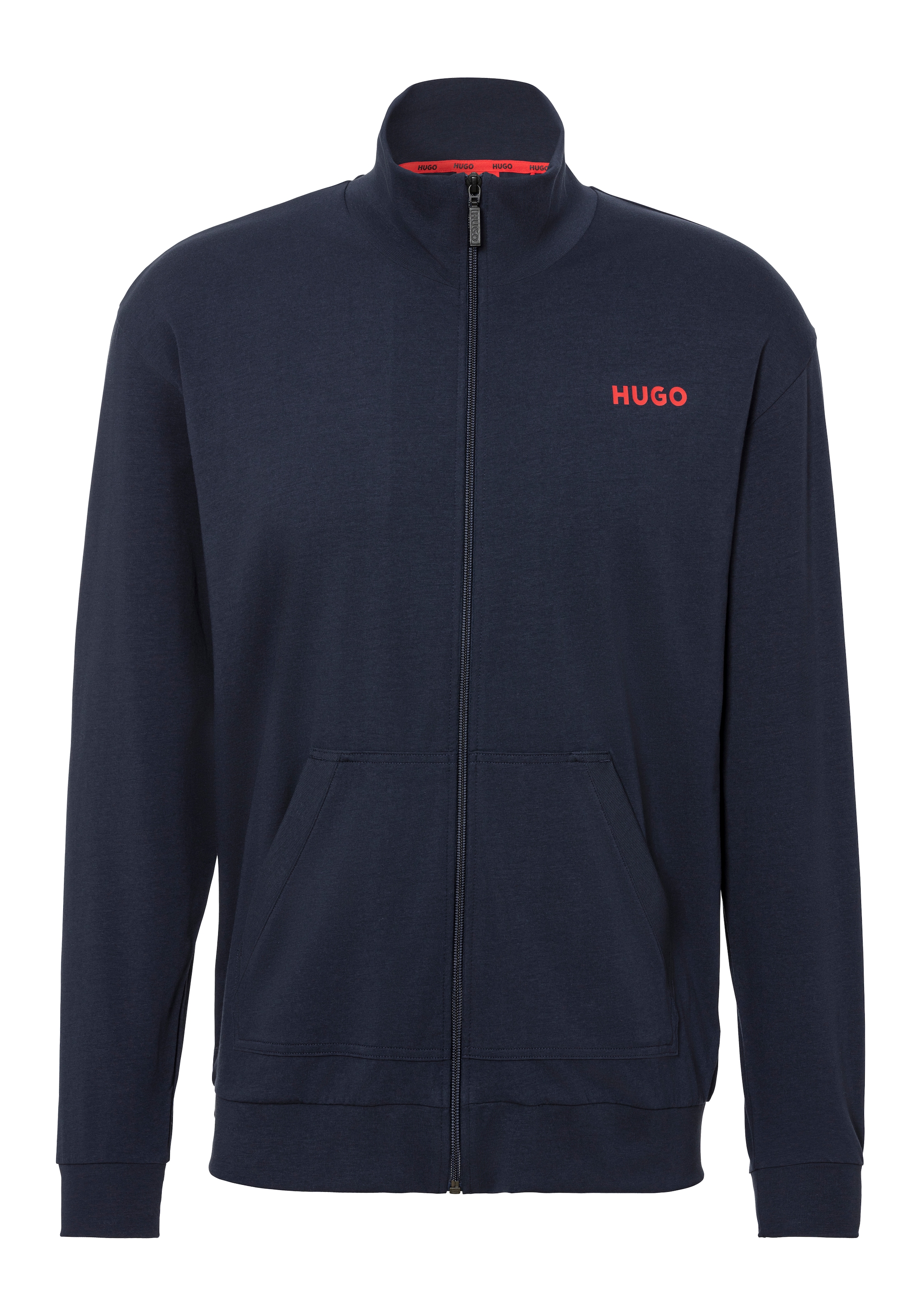 HUGO Underwear Sweatjacke »Linked Jacket Zip«, mit Logodruck