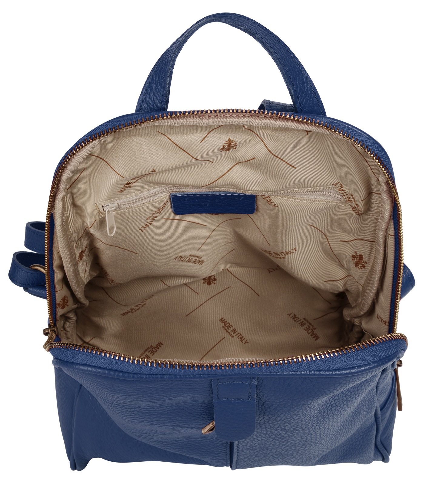 Samantha Look Cityrucksack, echt Leder, Made in Italy