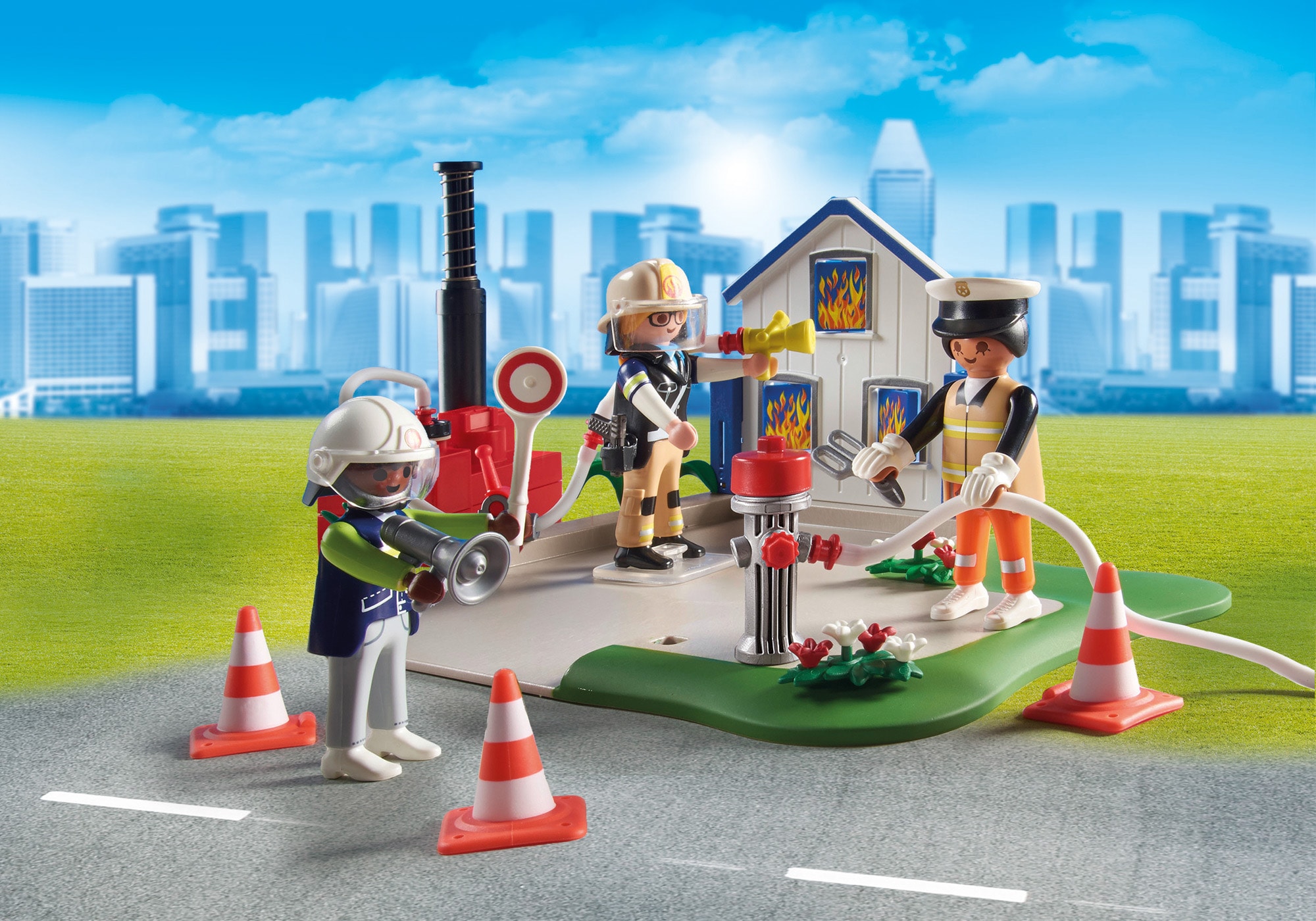 Playmobil® Konstruktions-Spielset »Rescue Mission (70980), My Figures«, (120 St.), Made in Europe