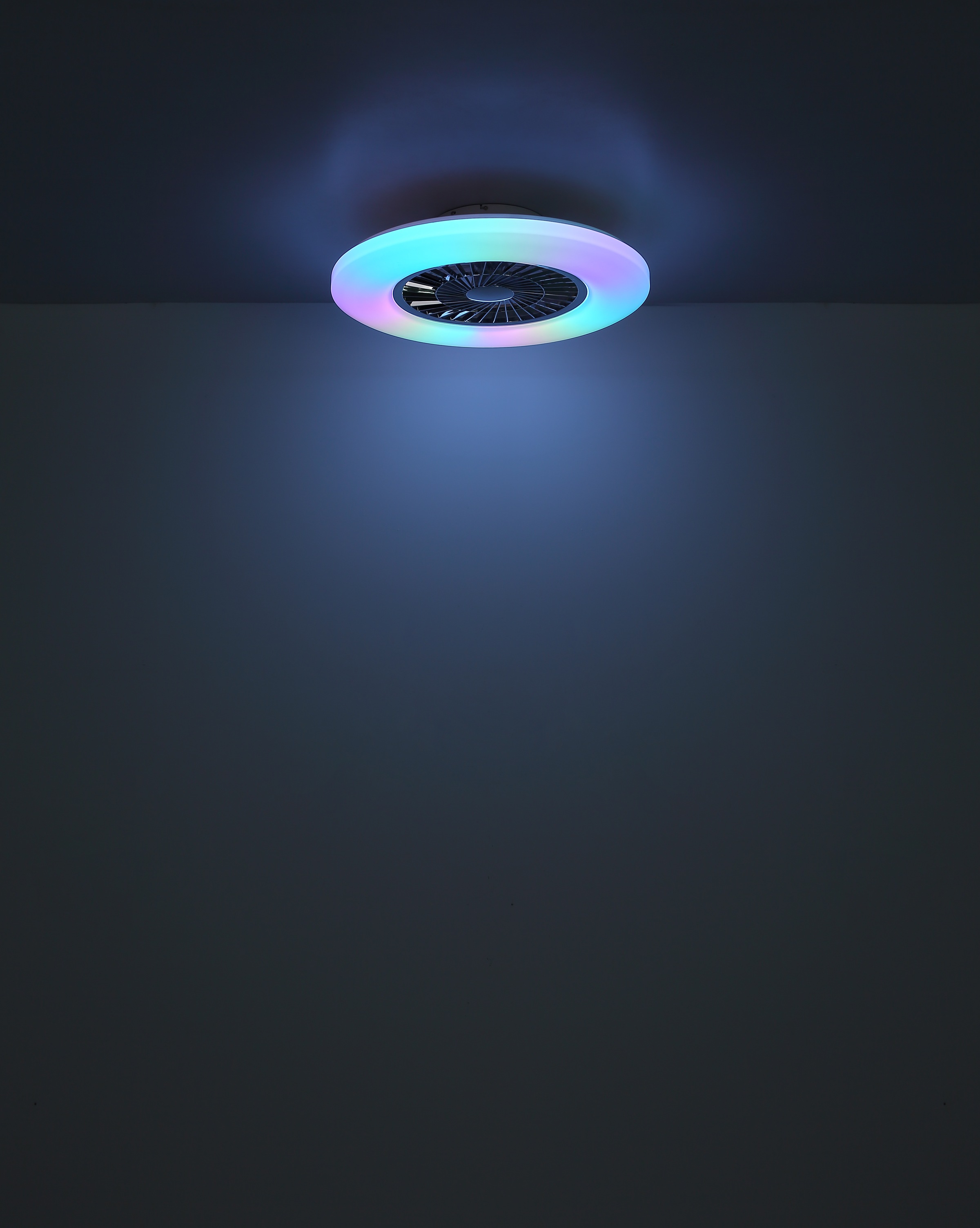 GLOBO LIGHTING Deckenleuchte »ALVA«, Leuchtmittel LED-Modul | LED fest integriert, Ventilator/ Büro / Wohnbereich / Schlafzimmer / weiß / Flügel innen