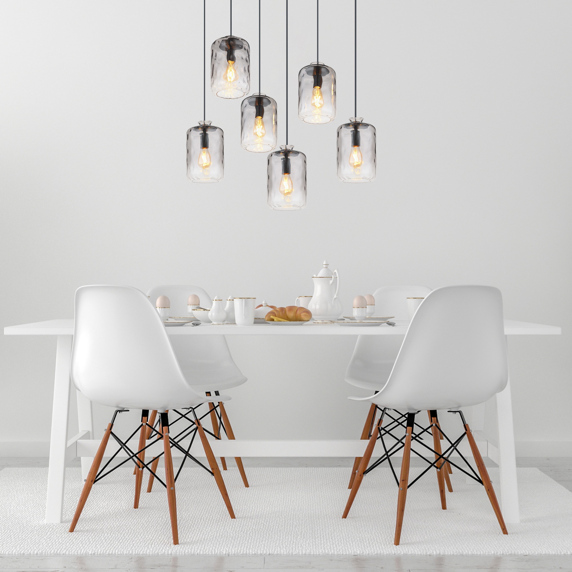 GLOBO LIGHTING Hängeleuchte »DARINA« E27 1 Stk. Hängelampe Esszimmer-Leucht günstig online kaufen