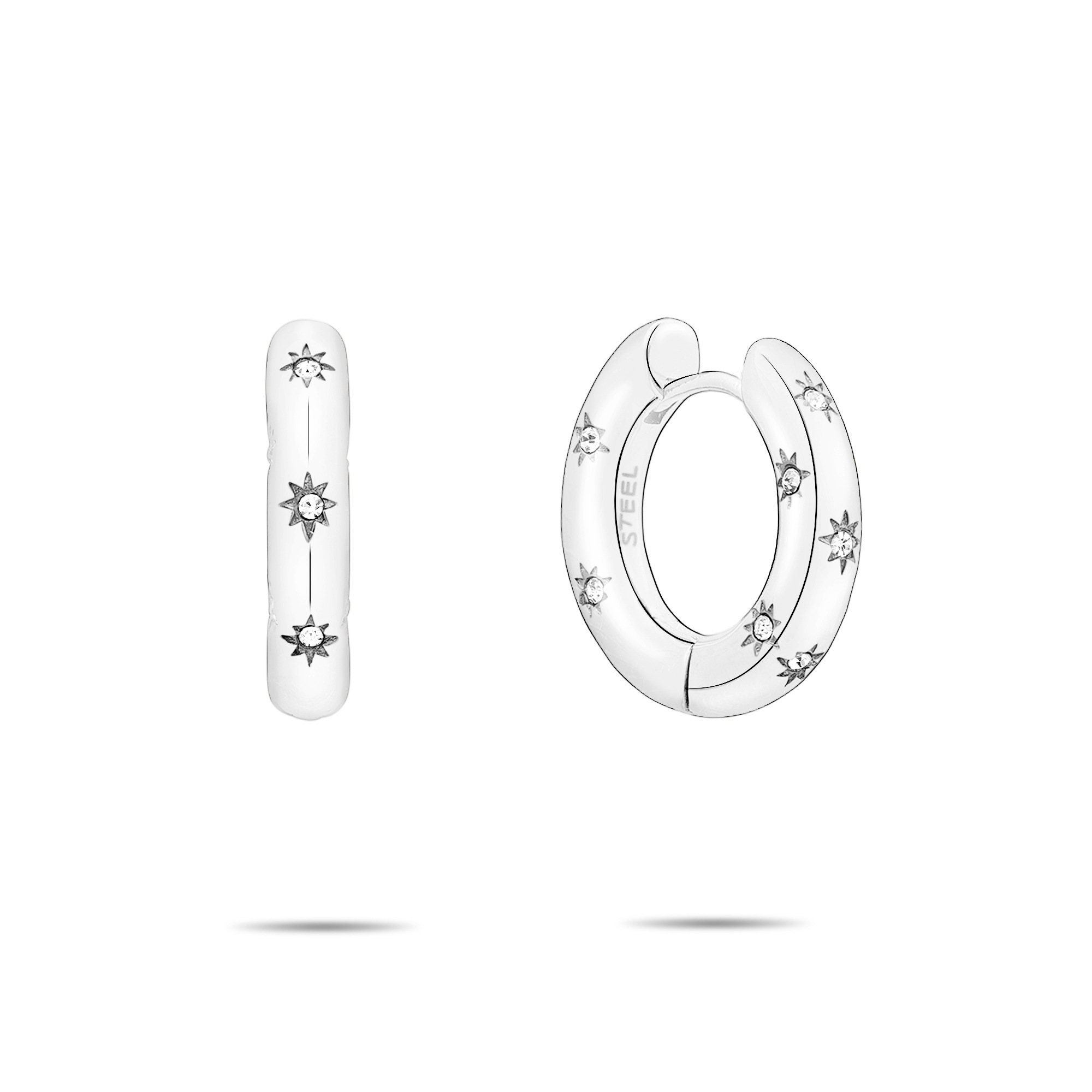 Tamaris Paar Creolen »Schmuck Geschenk Creolen mit funkelnden Steinchen Little Twinkle«