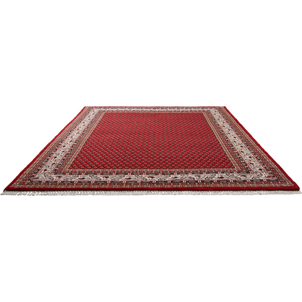 THEKO Orientteppich »Chandi Mir«, rechteckig, 12 mm Höhe, reine Wolle, handgeknüpft, mit Fransen, ideal im Wohnzimmer & Schlafzimmer