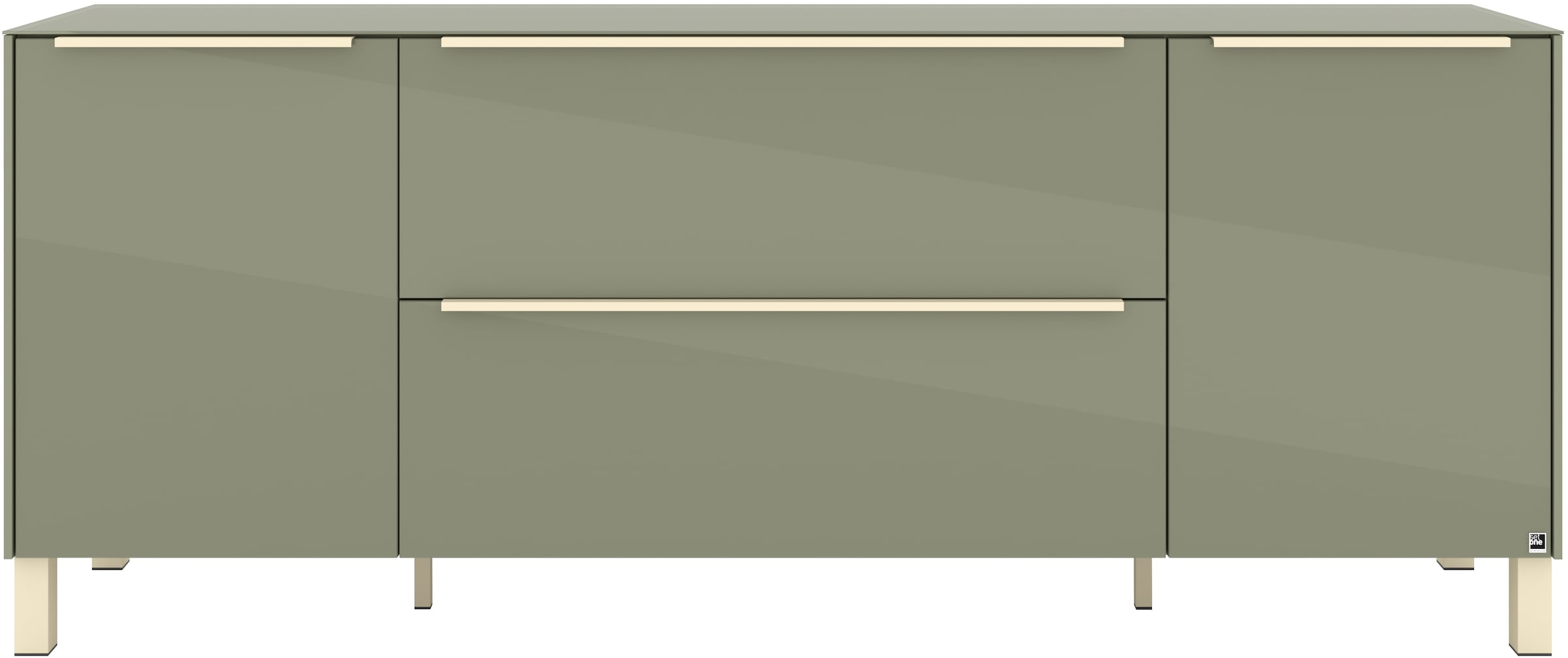 set one by Musterring Lowboard »Reno« 1 Stk. tlg. Mit Vierkantfuß in diversen Farben, 75 cm Höhe & Farbauswahl