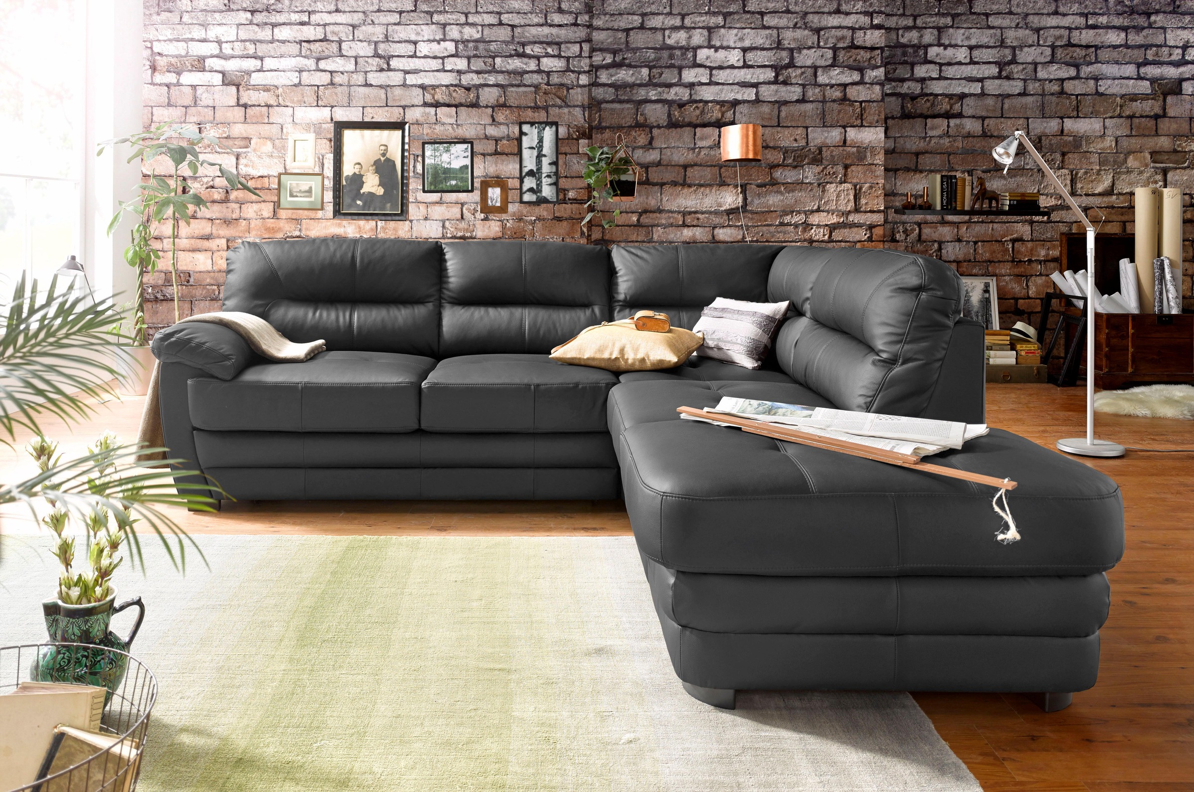 COTTA Ecksofa »Royale L-Form«, wahlweise mit Bettfunktion