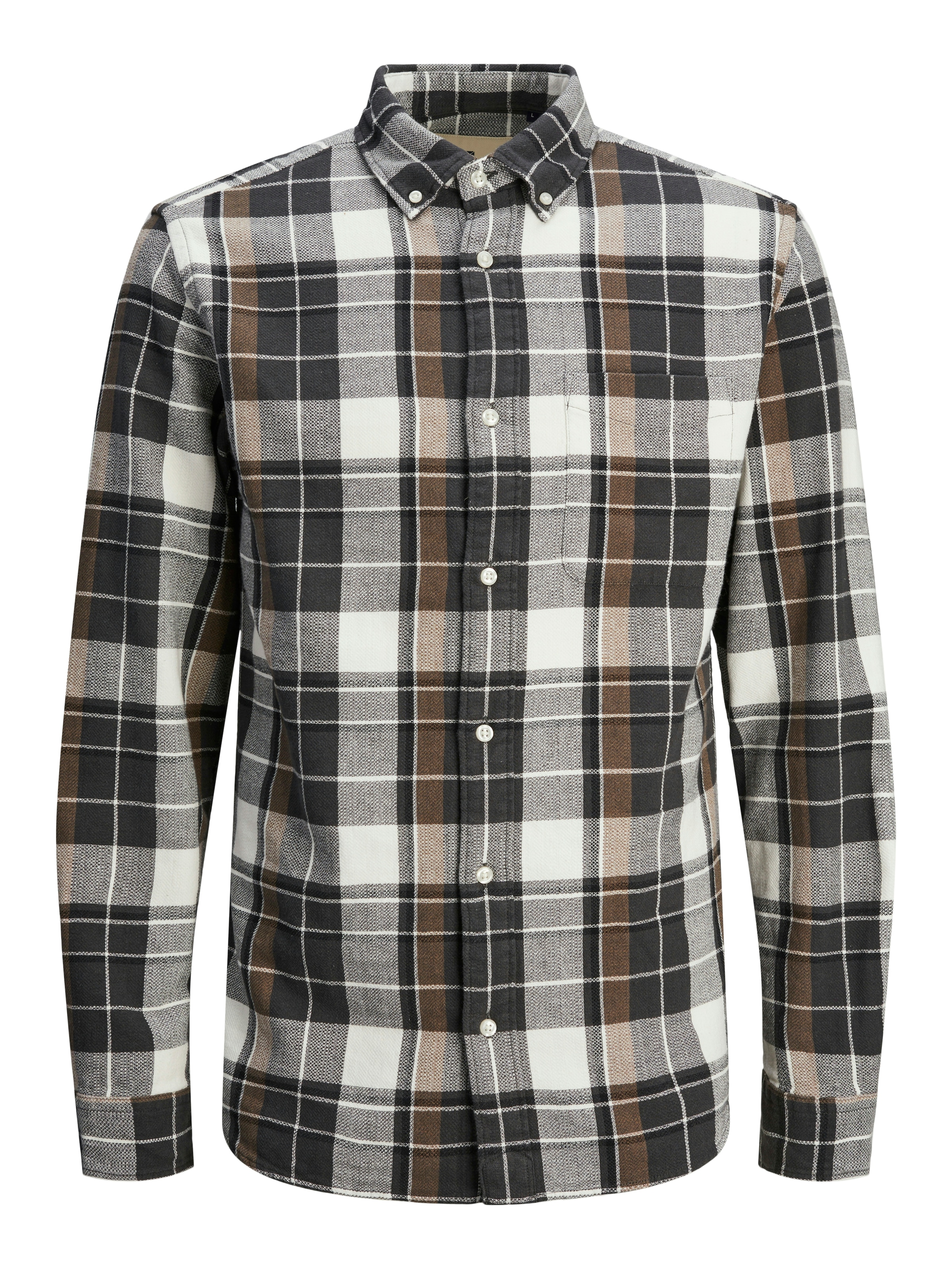 Jack & Jones Langarmhemd »JPRBLUBROOK CHECK STRUCTURE L/S SHIRT SN«