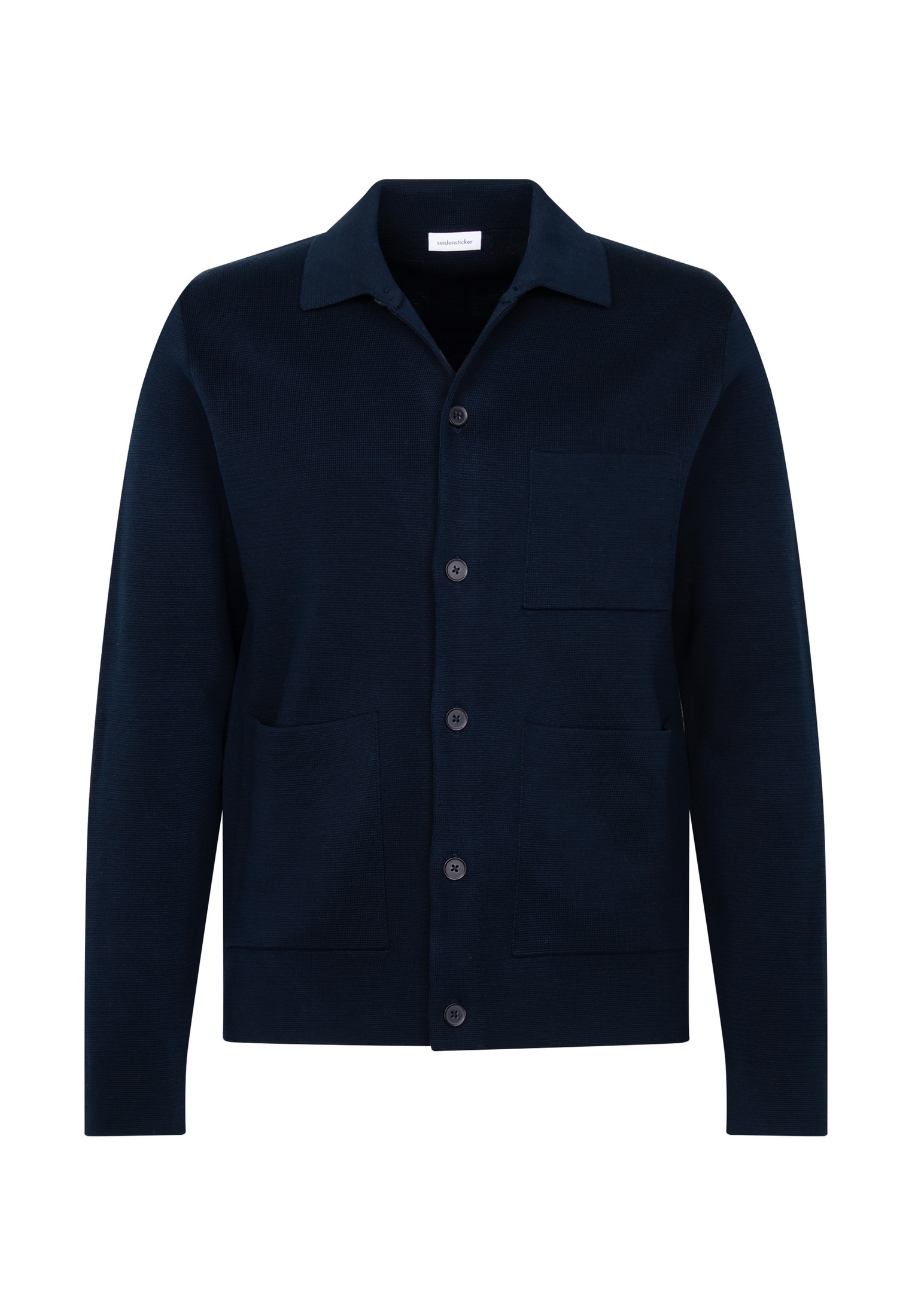 seidensticker Strickjacke »Schwarze Rose« 1/1 Kragen Uni