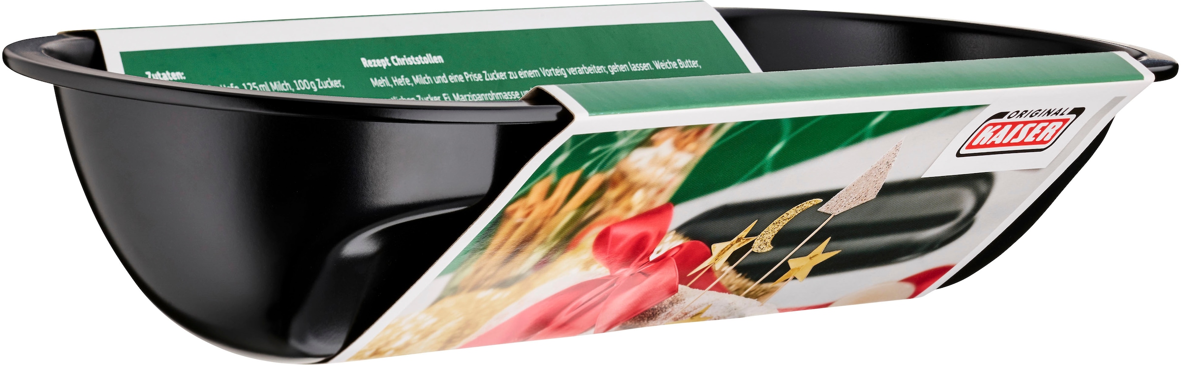 Kaiser Backformen Backform »Kaiser« Christstollen, Antihaftbeschichtung, Gleichmäßige Backergebnisse