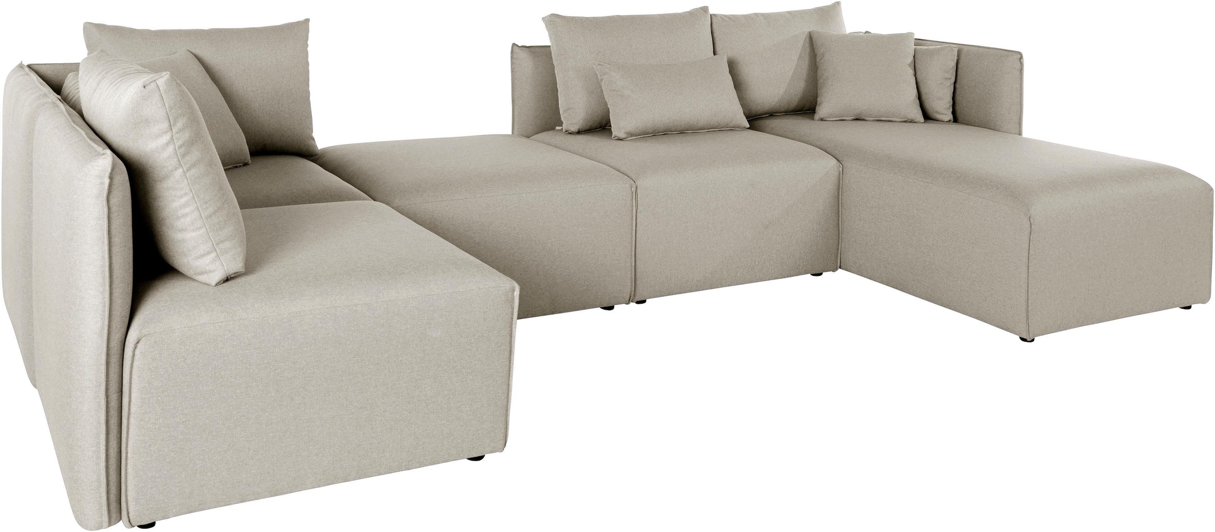 OTTO home Wohnlandschaft »Nöre U-Form« 5 Teile, in vielen Bezugsqualitäten günstig online kaufen