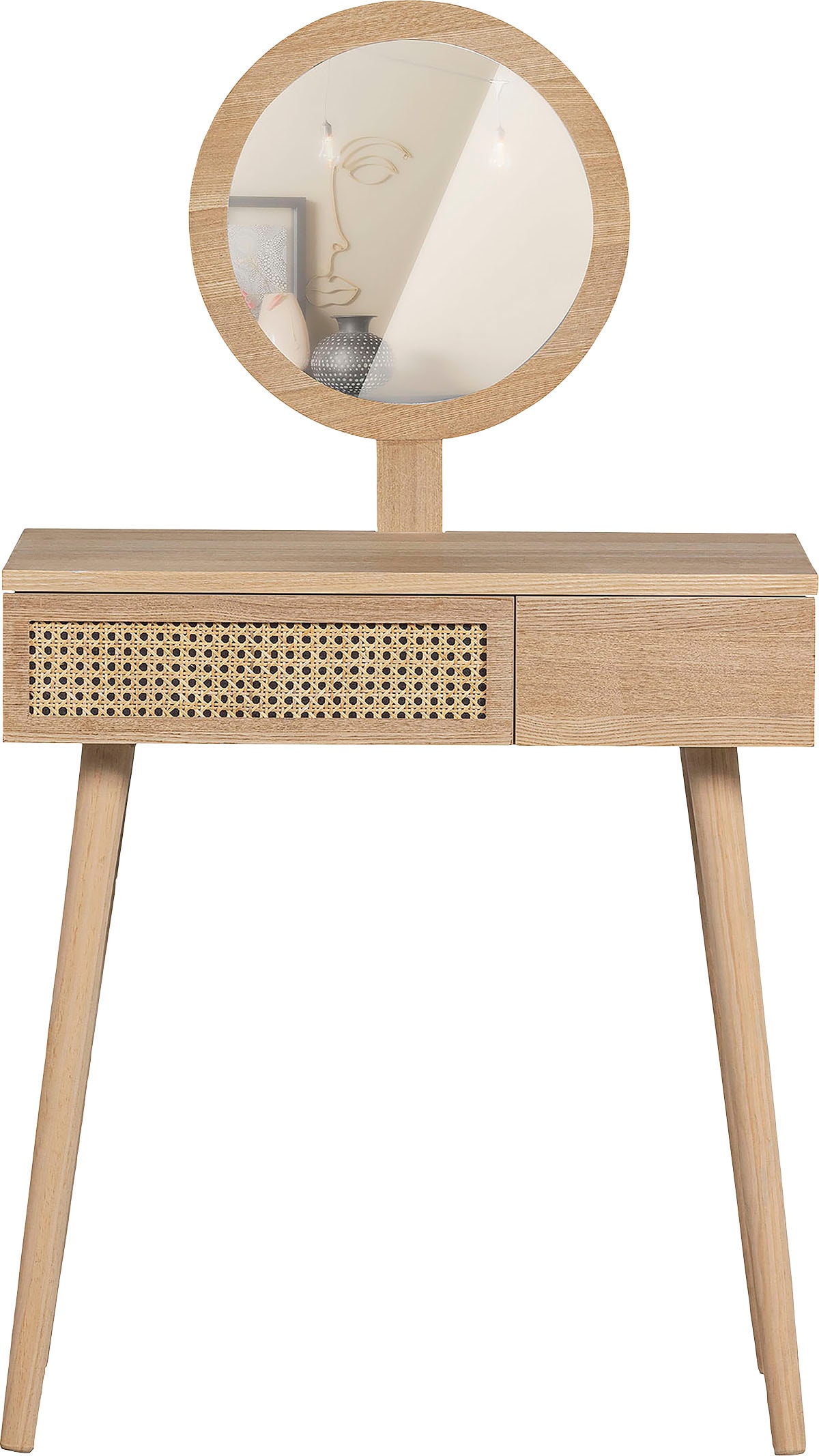 WOOOD Schminktisch »Soof«, inkl. Spiegel, H 125 cm x B 70 cm günstig online kaufen