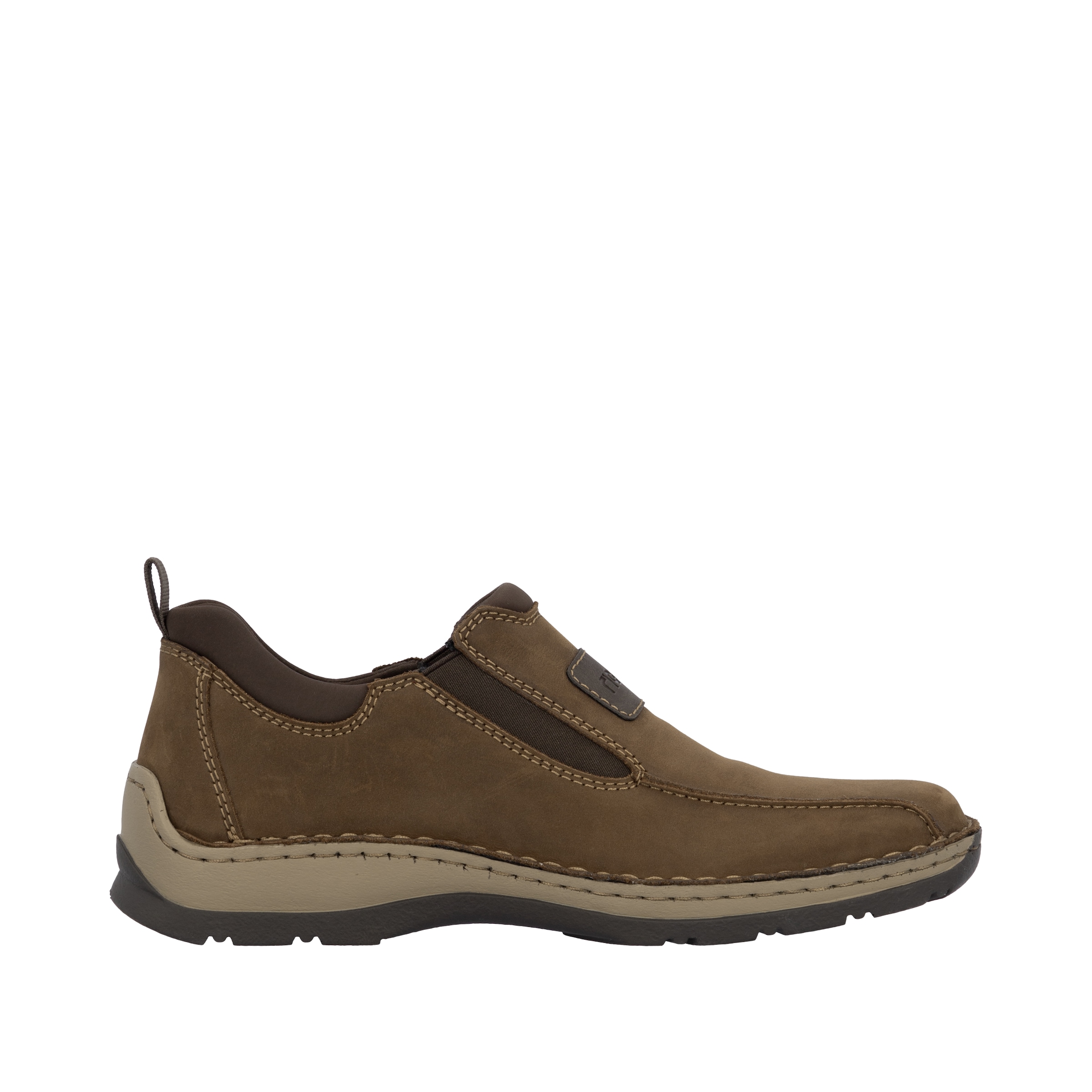 Rieker Slip-On Sneaker, Slipper, Schlupfschuh, Halbschuh, Freizeitschuh mit Stretcheinsätze