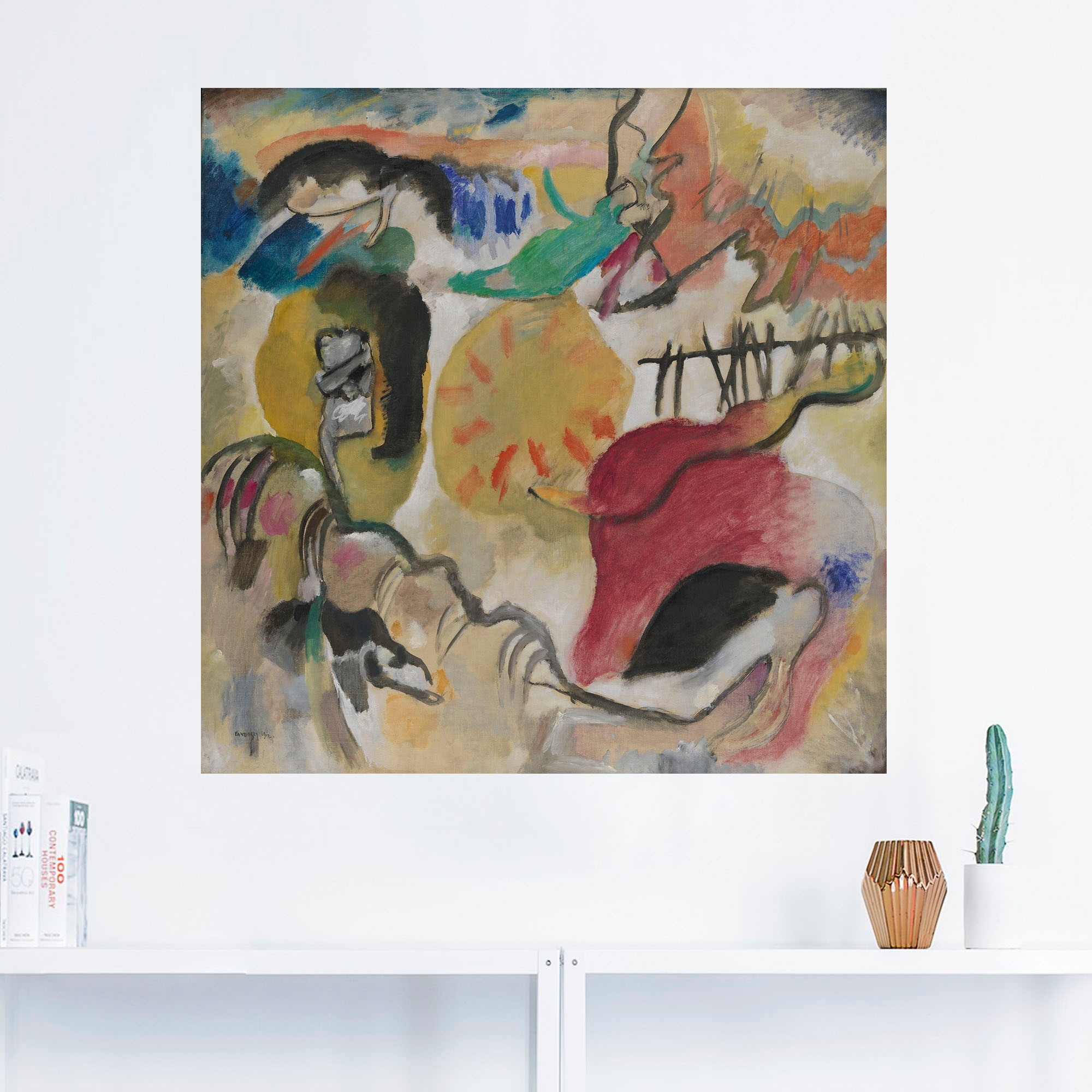 Artland Wandbild »Improvisation 27 (Garten der Liebe II).«, Gegenstandslos, (1 St.), als Alubild, Leinwandbild, Wandaufkleber oder Poster in versch. Größen