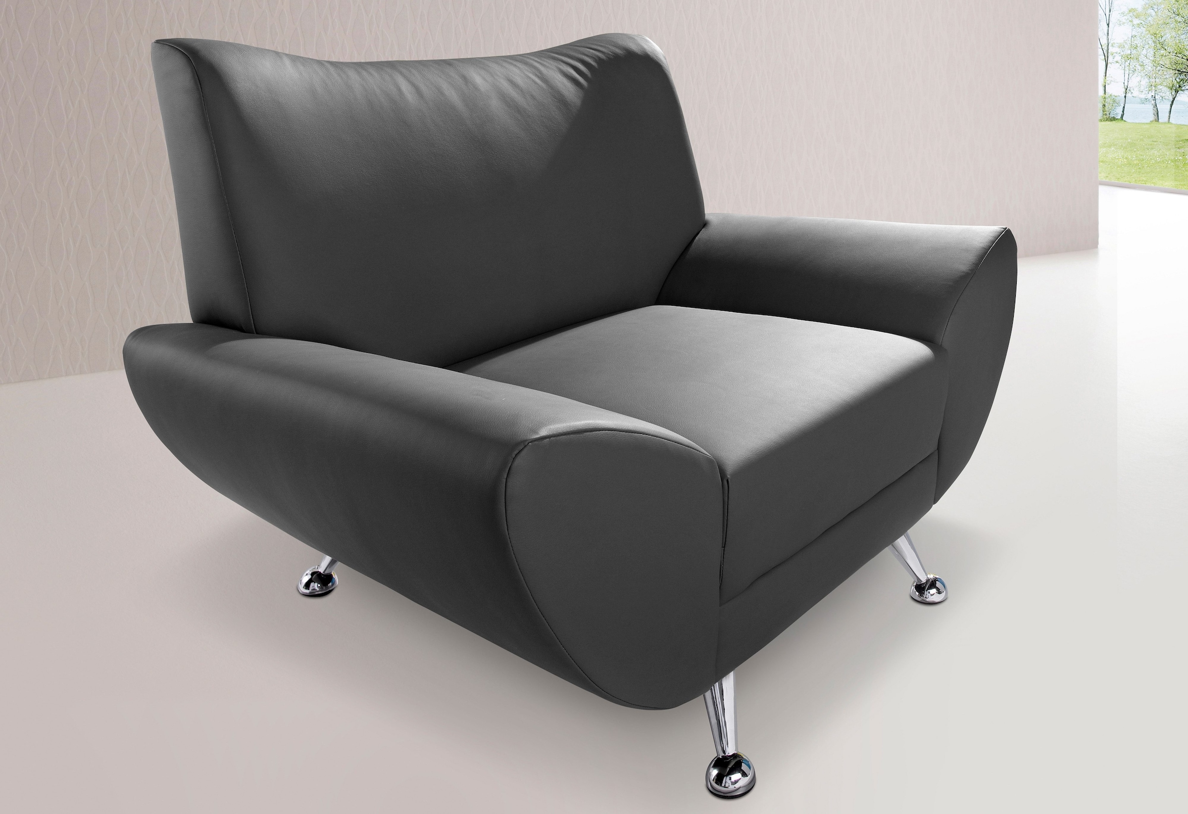 INOSIGN Sessel »Saltare elegant und komfortabel, toller Designfuß« günstig online kaufen