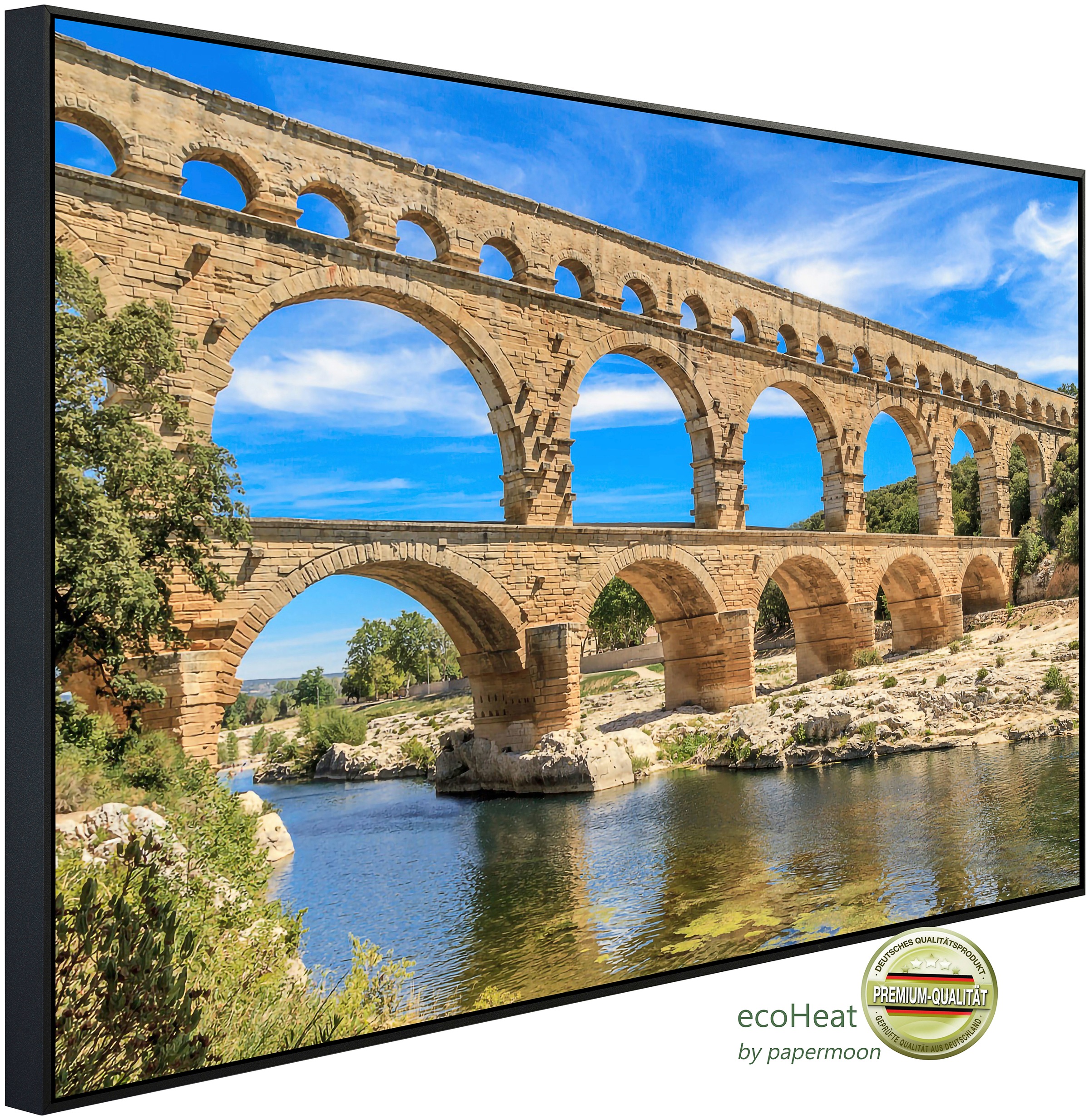 Papermoon Infrarotheizung »Pont du Gard Aquädukt«, sehr angenehme Strahlung günstig online kaufen