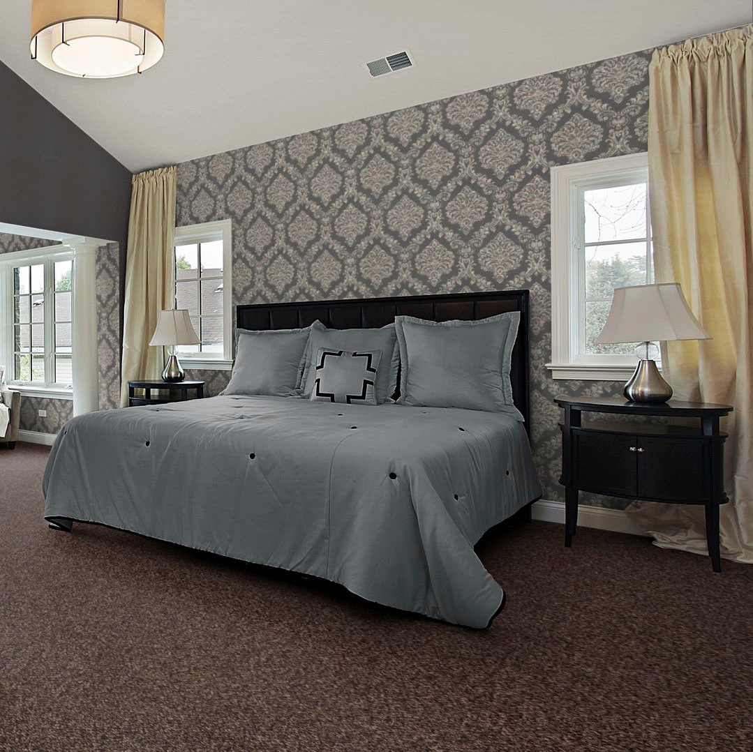 Bodenmeister Teppichboden »Baltic, Schlinge - meliert, Made in Belgium«, rechteckig, 5 mm Höhe, Wohnzimmer, Schlafzimmer, Kinderzimmer, Breite 400/500 cm